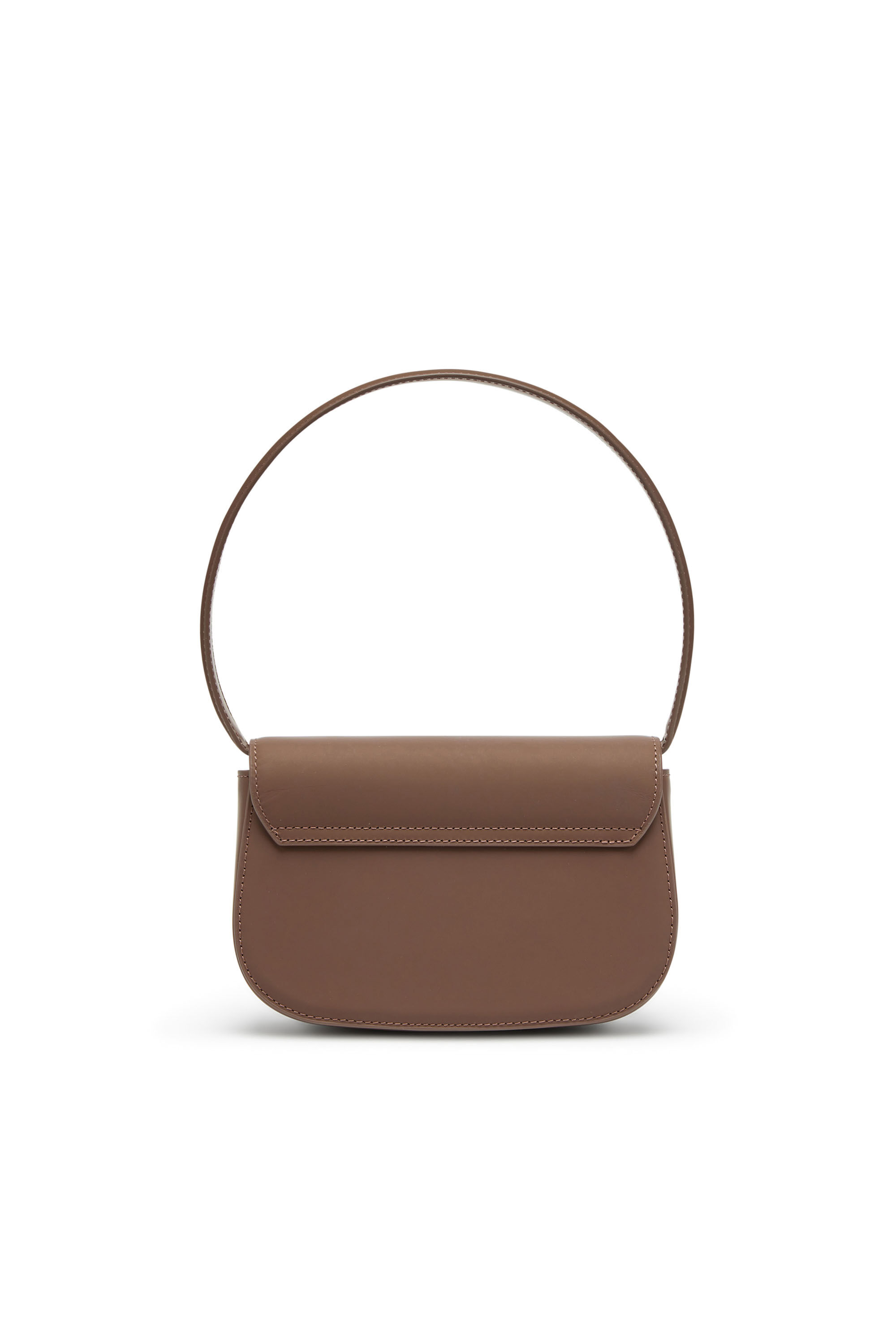 Women s 1DR Iconic shoulder bag in matte leather Brown Diesel