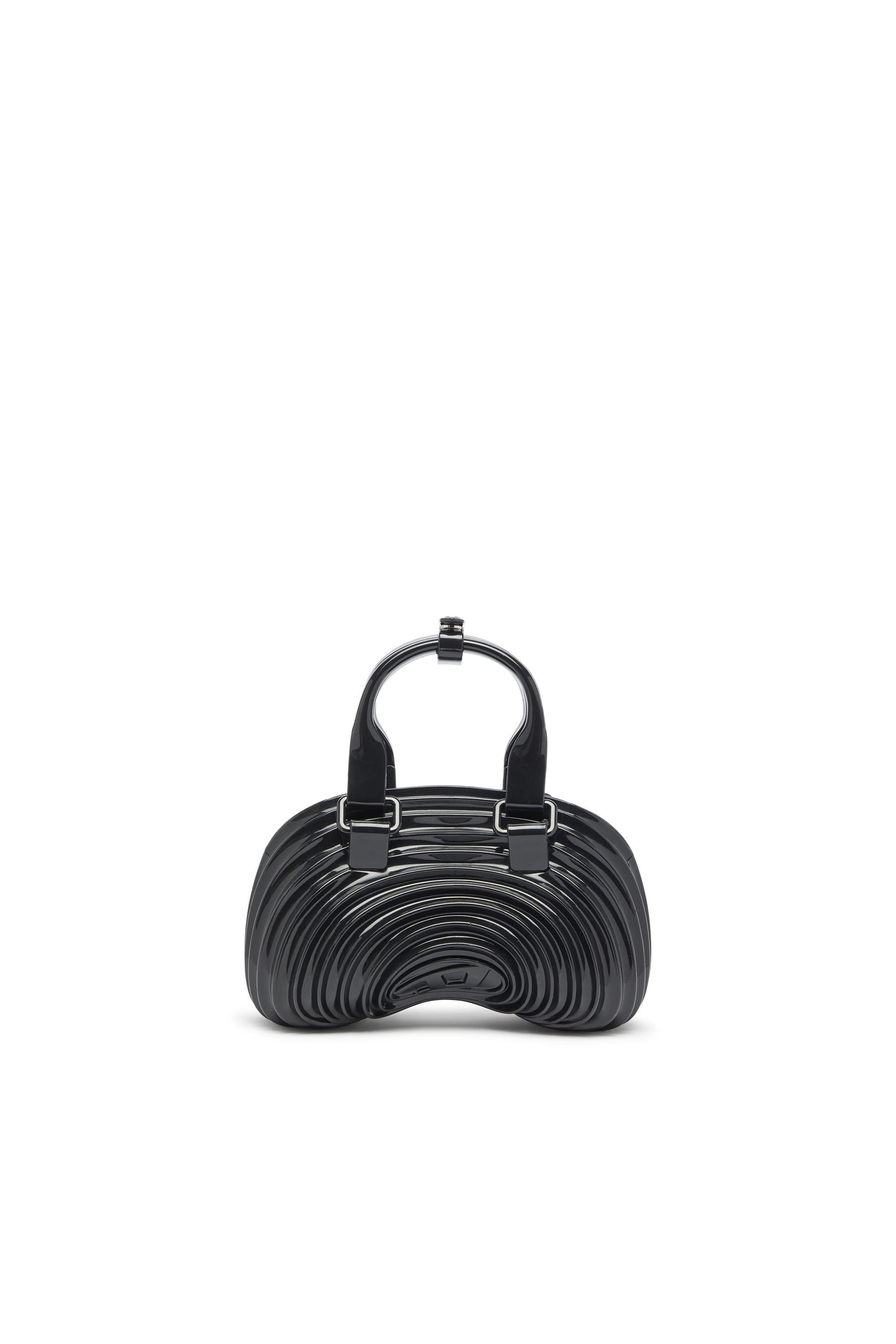 Diesel - MELISSA QUANTUM DOME, Woman's Quantum Dome - Handbag in Melflex&reg; in Black - 3