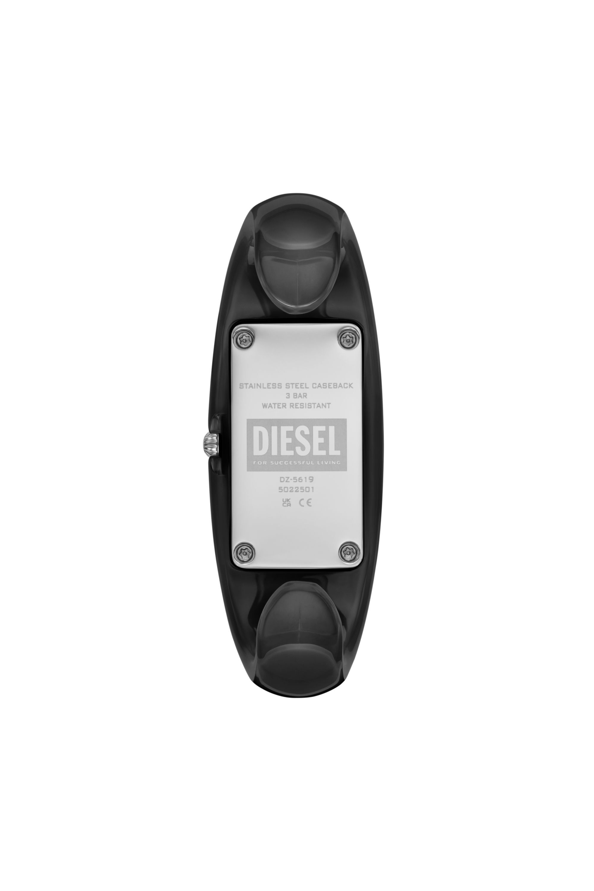Diesel - DZ5619 WATCH, Woman's Wonder-D nylon resin watch in Black - 2