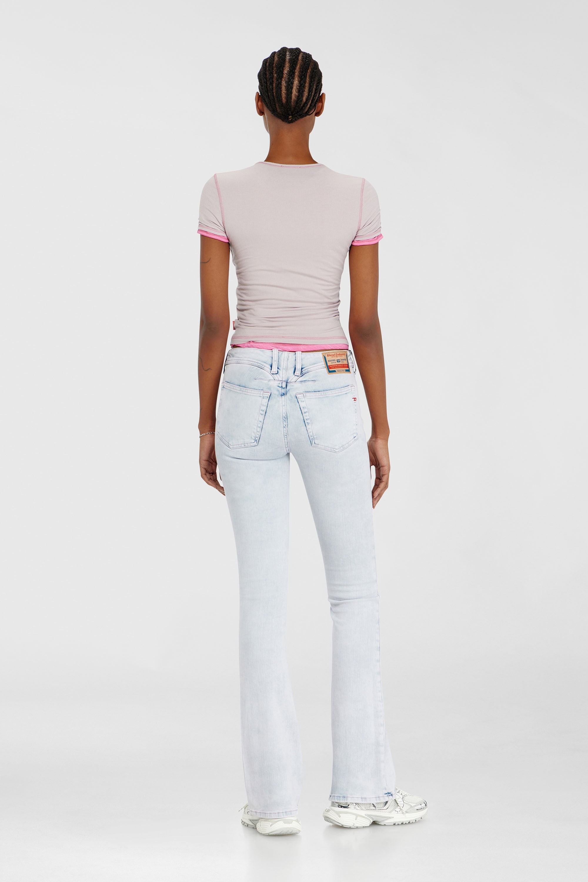 Diesel - Woman's Bootcut Jeans 1969 D-Ebbey 0HDBH, Light Blue - 3