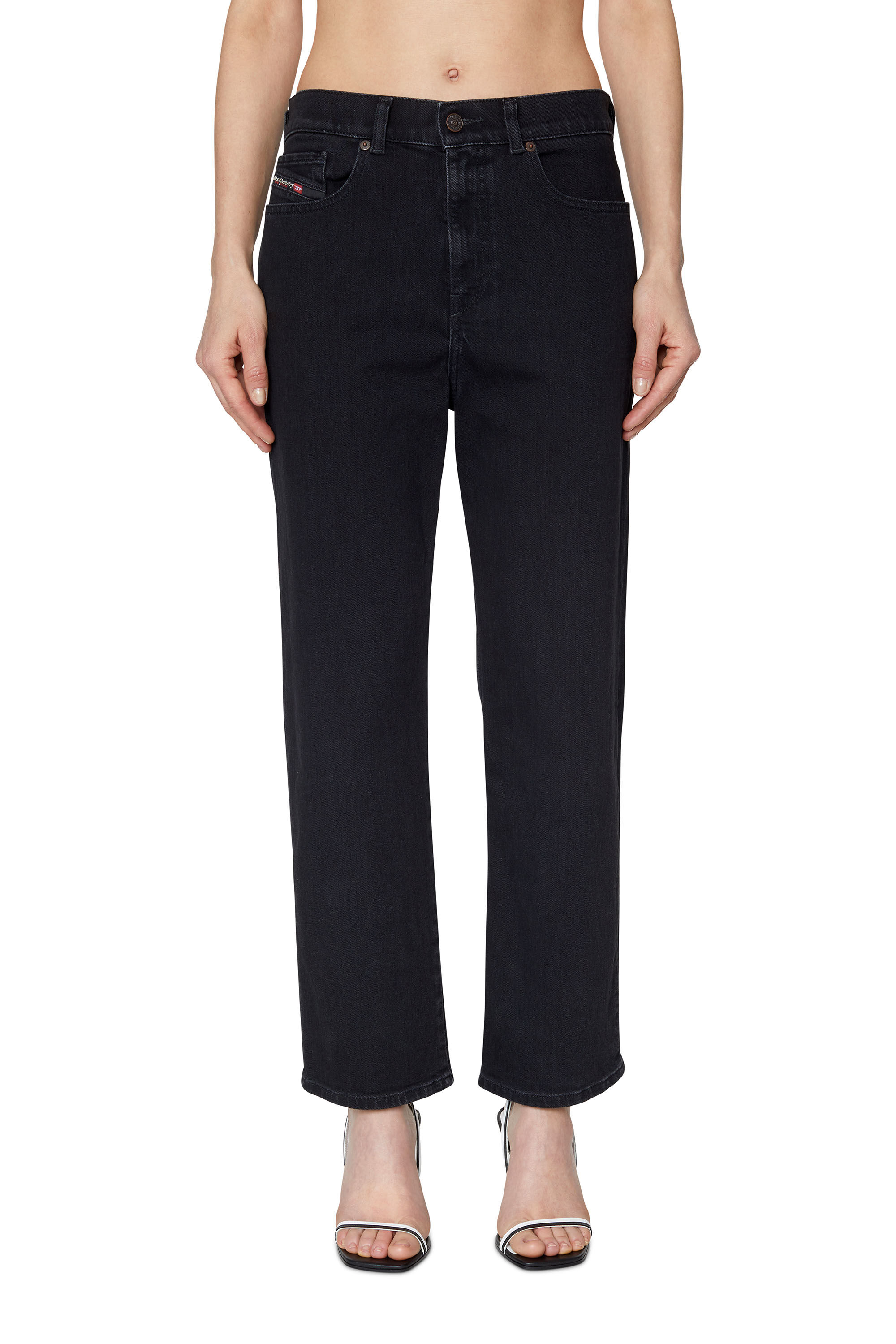 Diesel - Boyfriend Jeans 2016 D-Air Z9C25, Woman's Boyfriend Jeans - 2016 D-Air in Black/Dark grey - 1