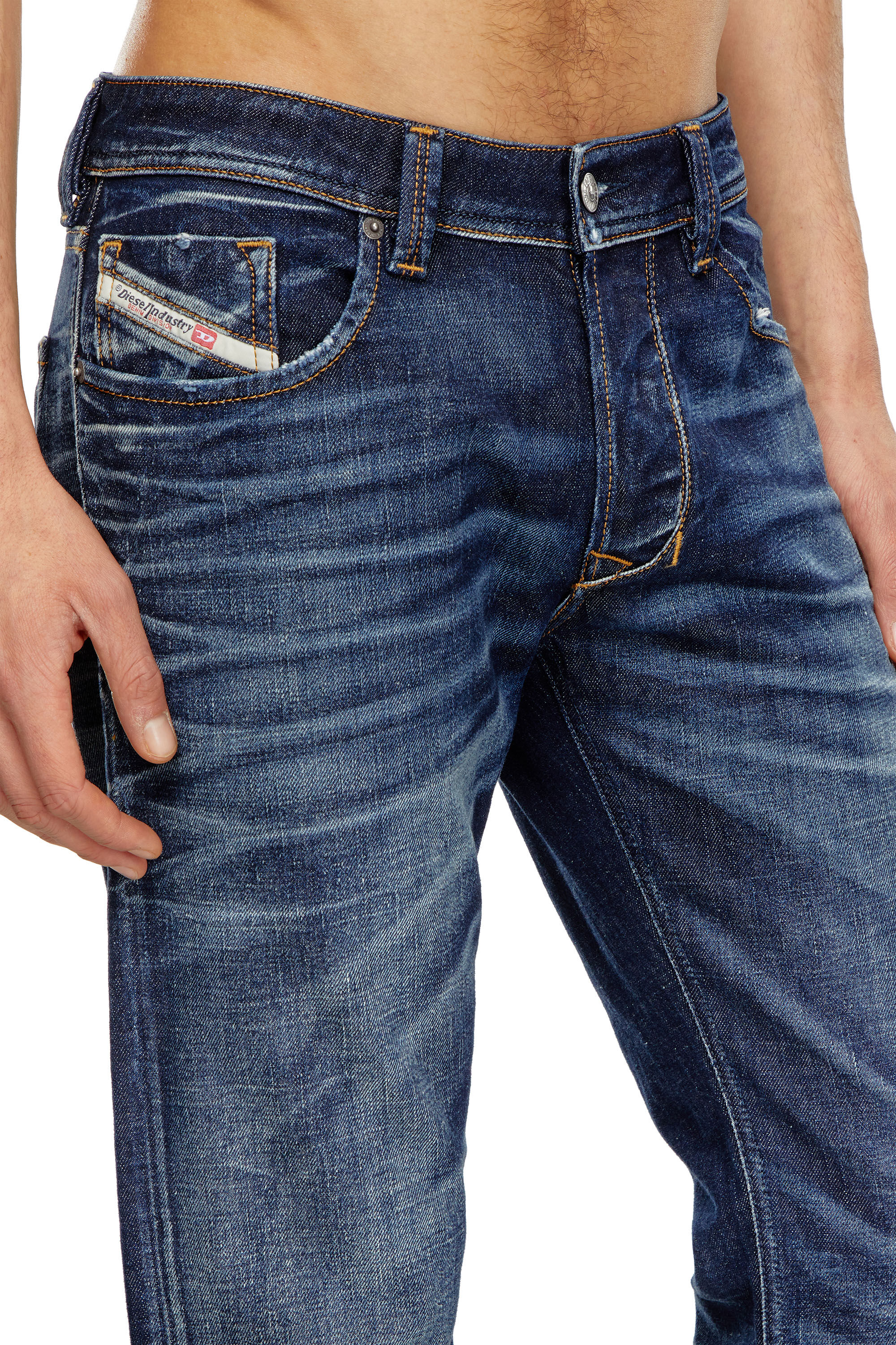 Men's Regular Jeans | Dark Blue | Diesel 1985 Larkee