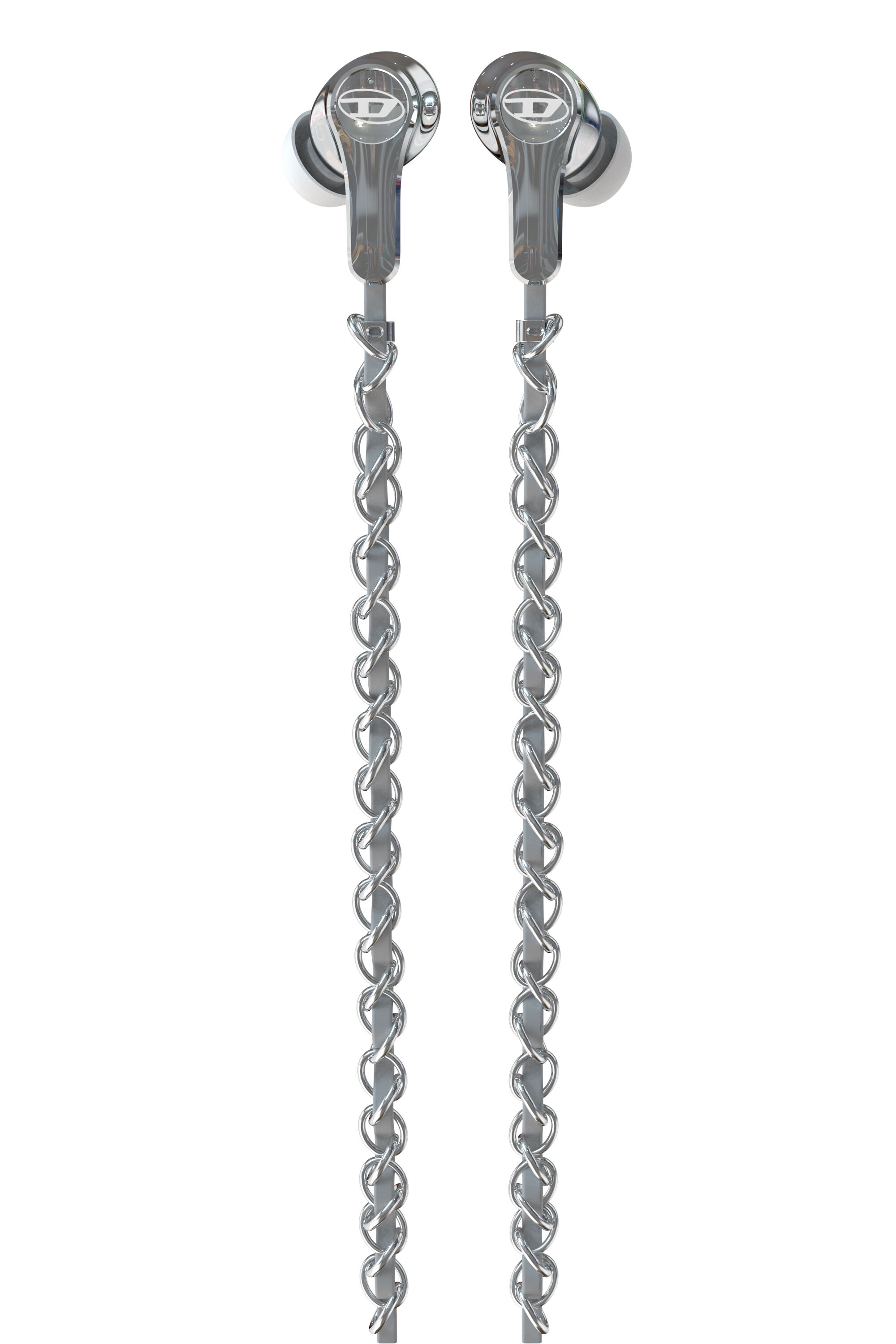 Women's Wired Earbuds and charms | Silver | Diesel