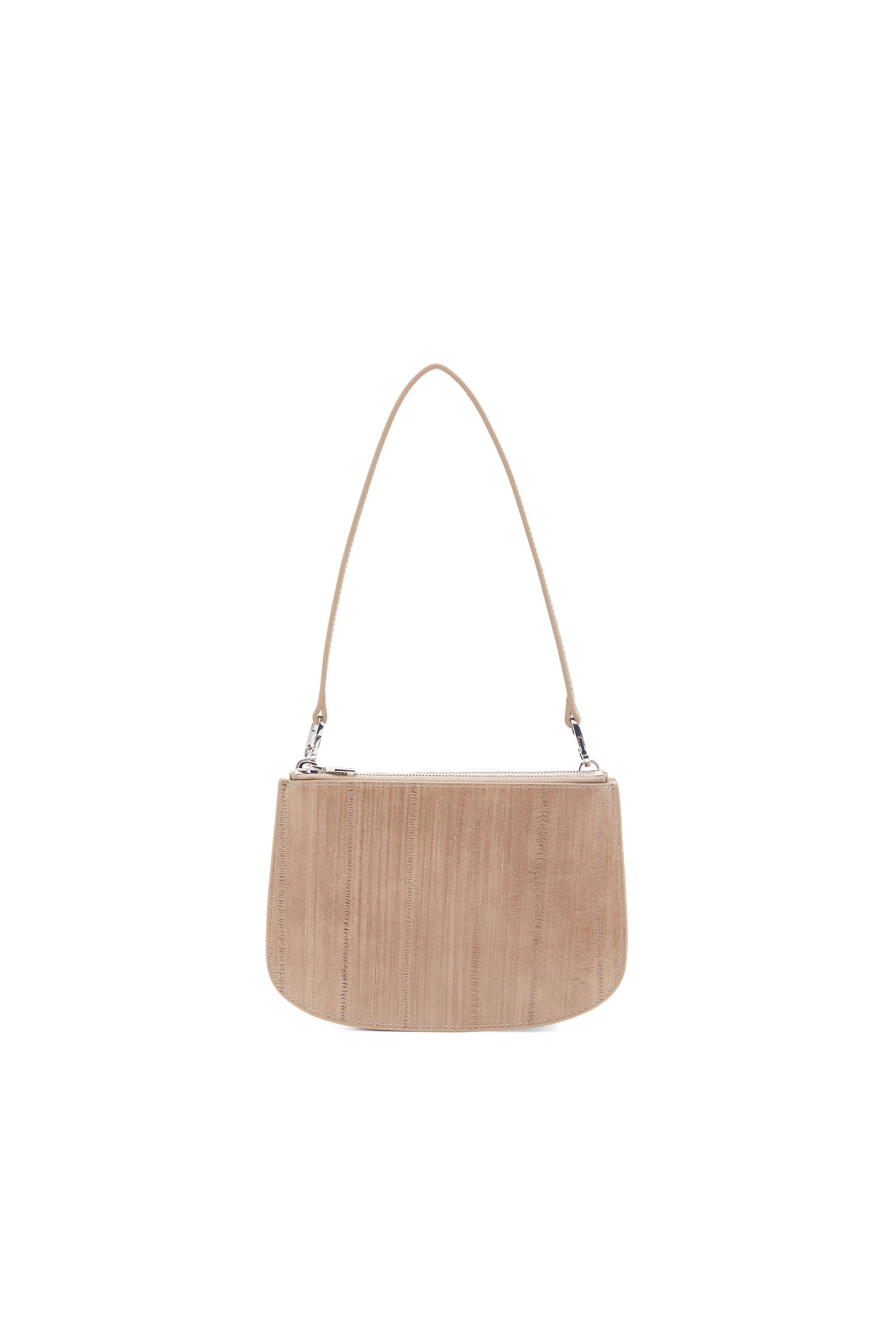 Diesel - 1DR TWIN, Woman's 1DR Twin-Double-pouch shoulder bag in printed leather in Light Brown - 3