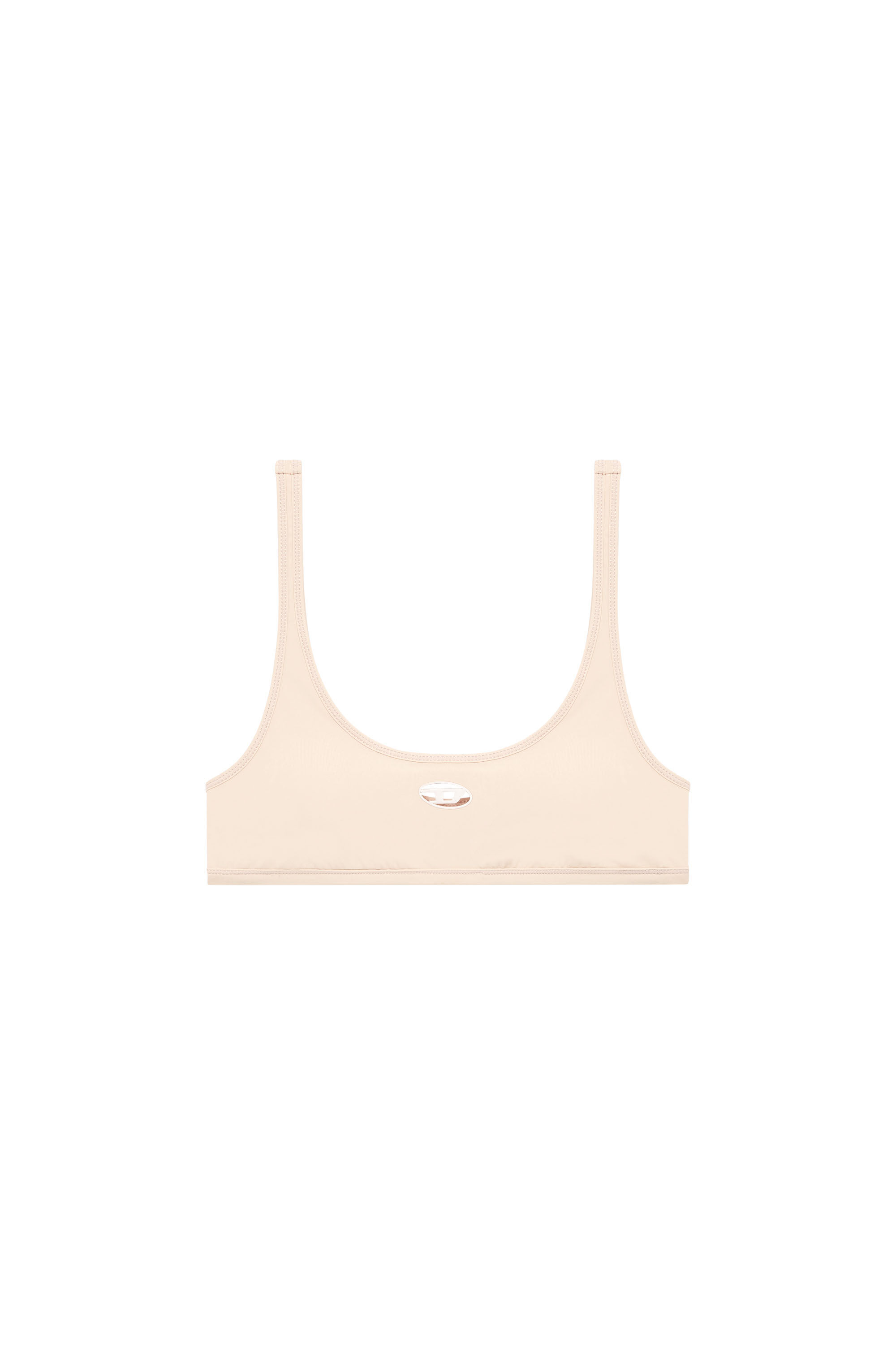 Diesel - CHELSEA-UTLT, Woman's Sports bra with cut-out logo in Nude - 2