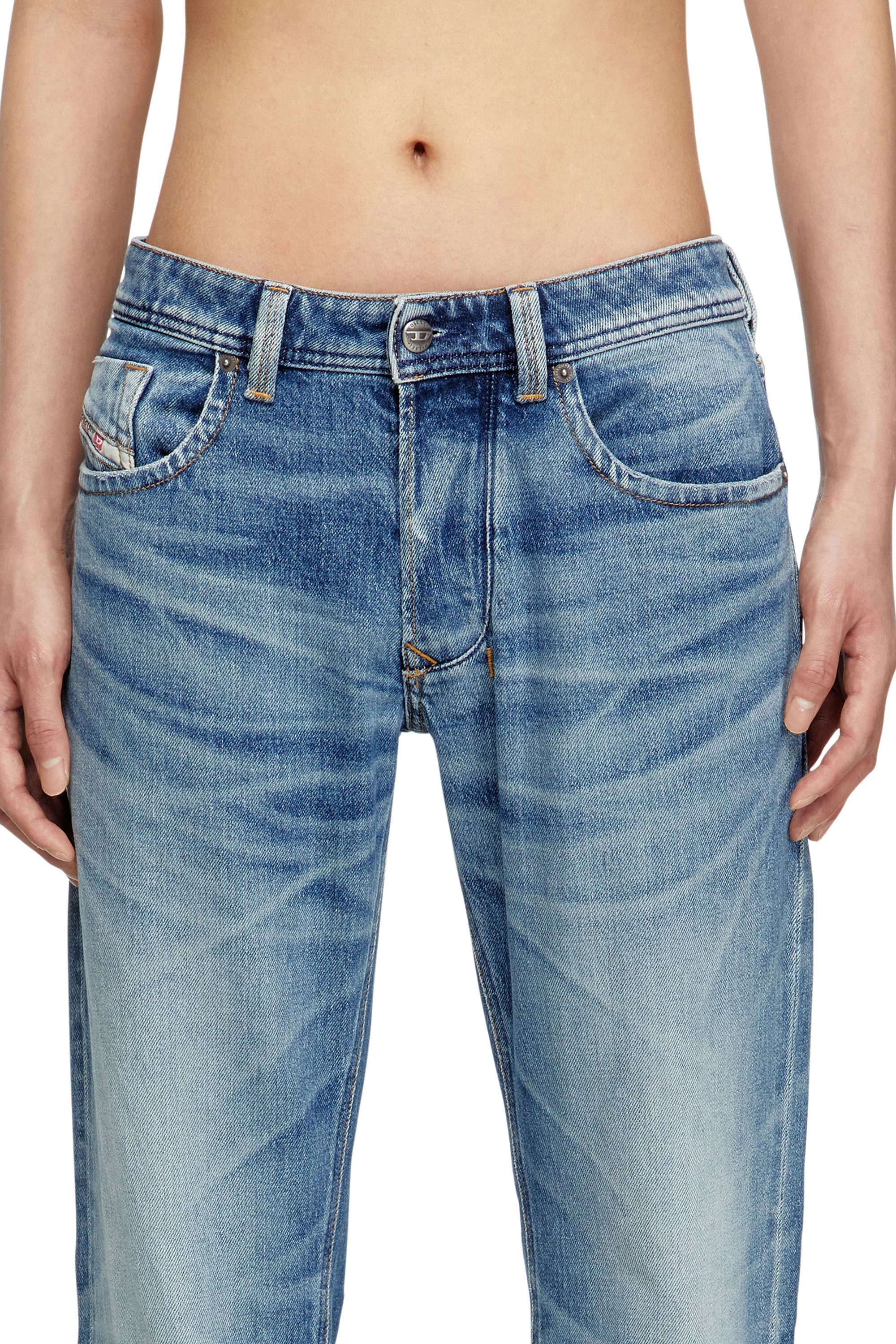 Diesel - Man's Regular Jeans 1985 Larkee 09M12, Medium blue - 5