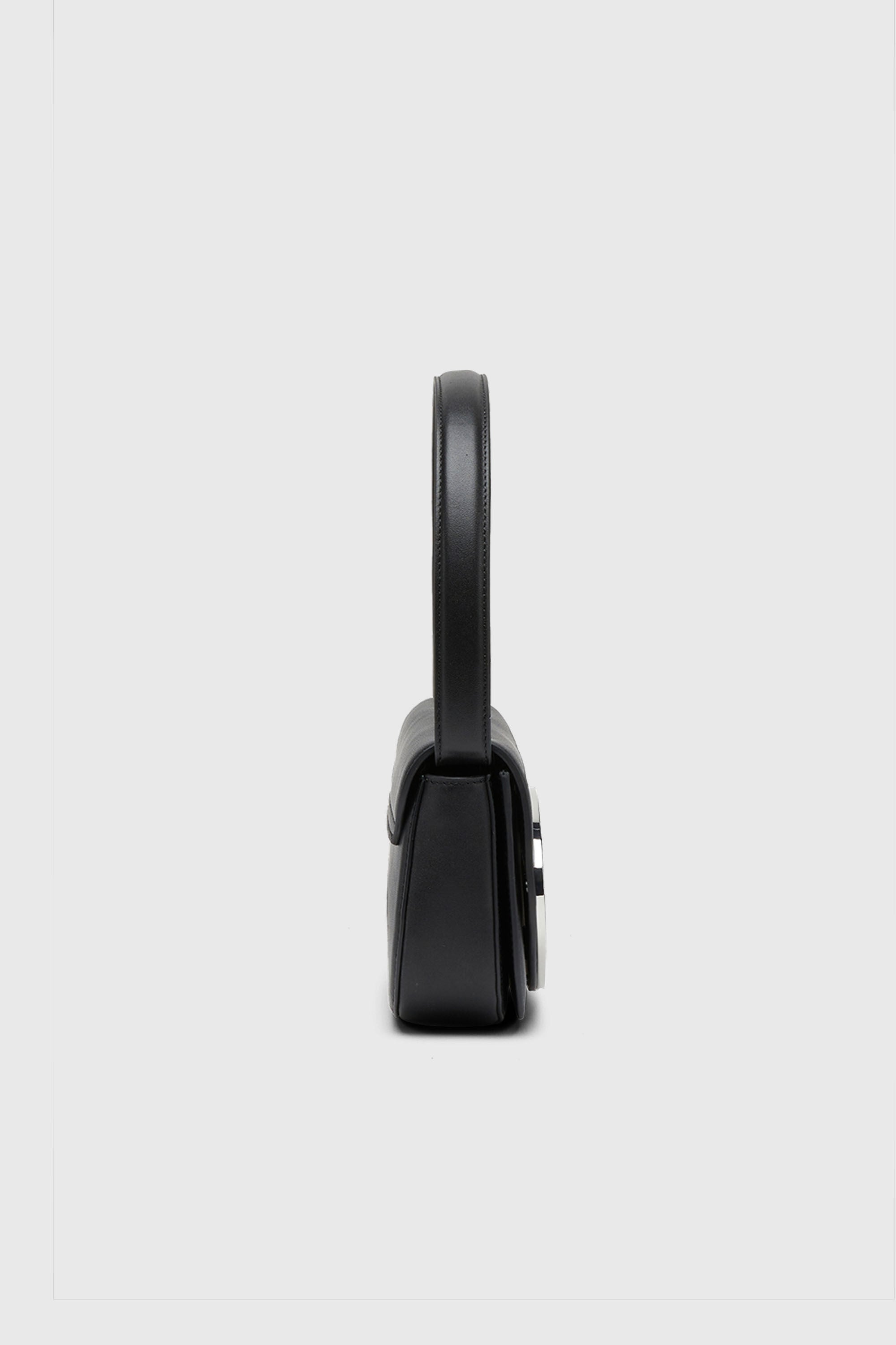 Diesel - 1DR, Woman's 1DR-Iconic shoulder bag in nappa leather in Black - 5