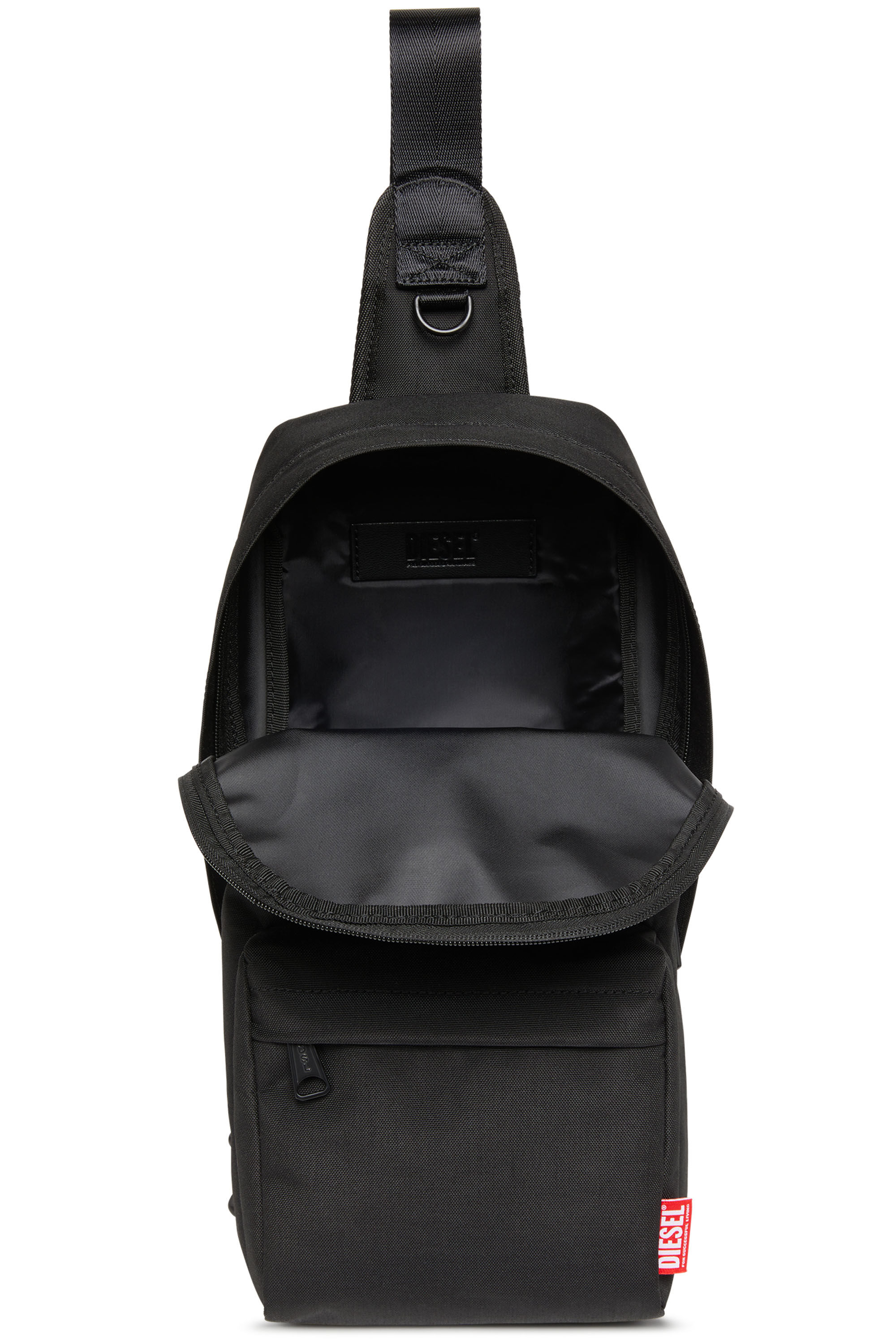 Backpack with sling bag best sale