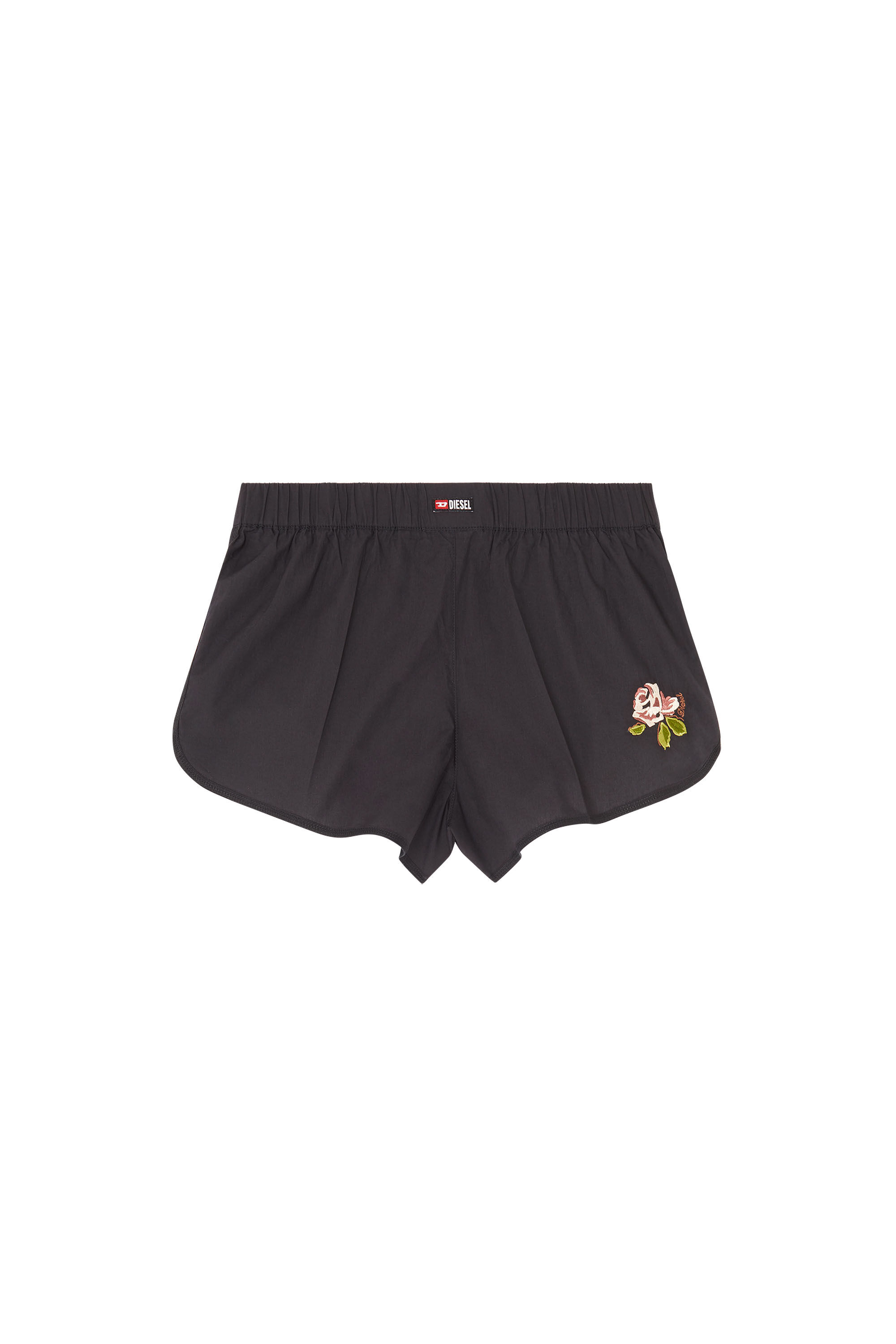 Diesel - ELOISE-D-CORE, Woman's Cotton boxers with floral embroidery in null - 2