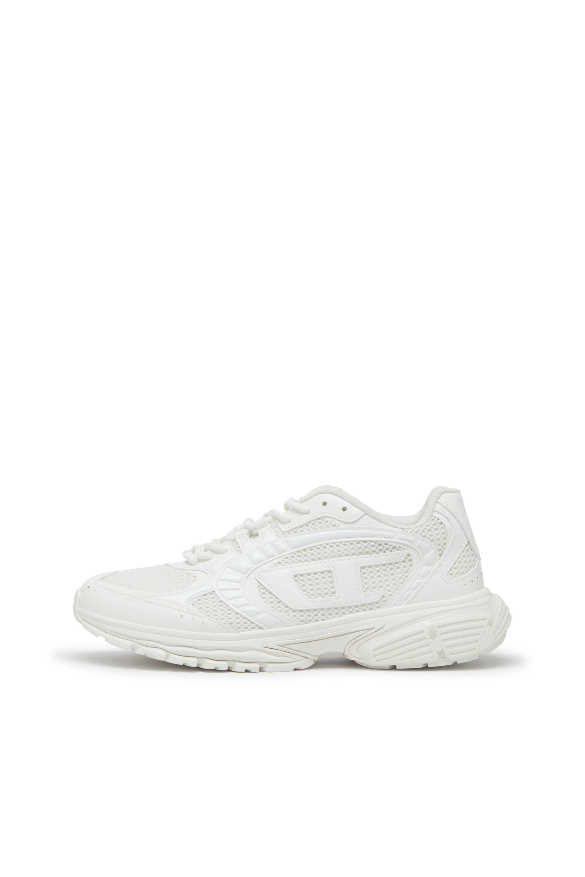 DIESEL SフロVテンスロスニカ Y03594P8135 HA654 Women's S-Pro-V-Dense-Monochrome mesh sneakers with Oval D