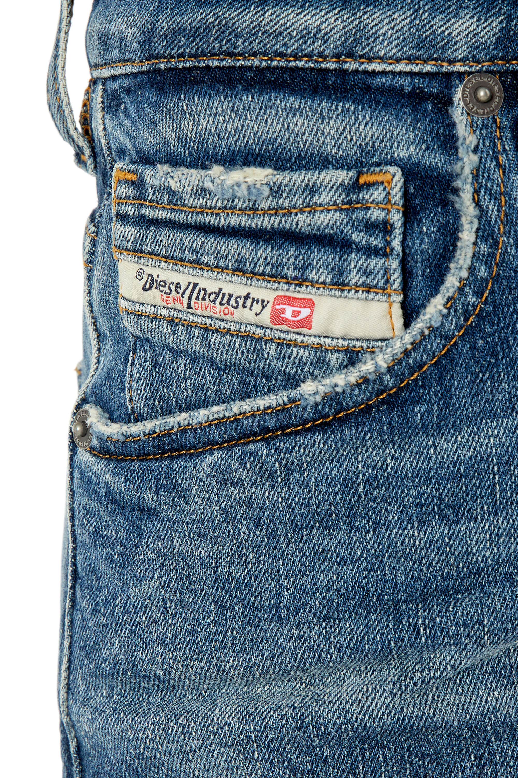 Diesel - Woman's Straight Jeans 1999 D-Reggy 007L1, Medium blue - 5