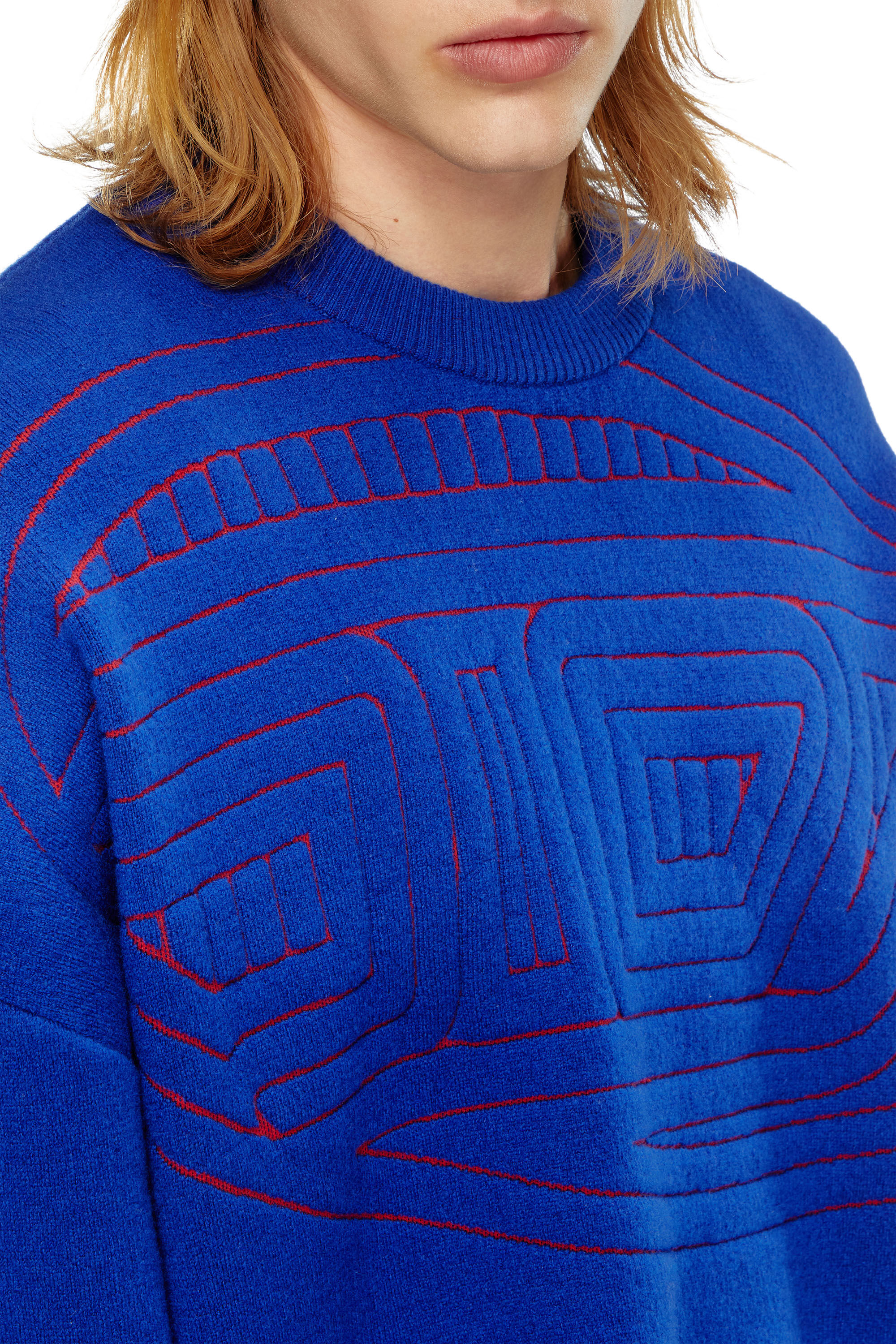 Wool blend pullover top