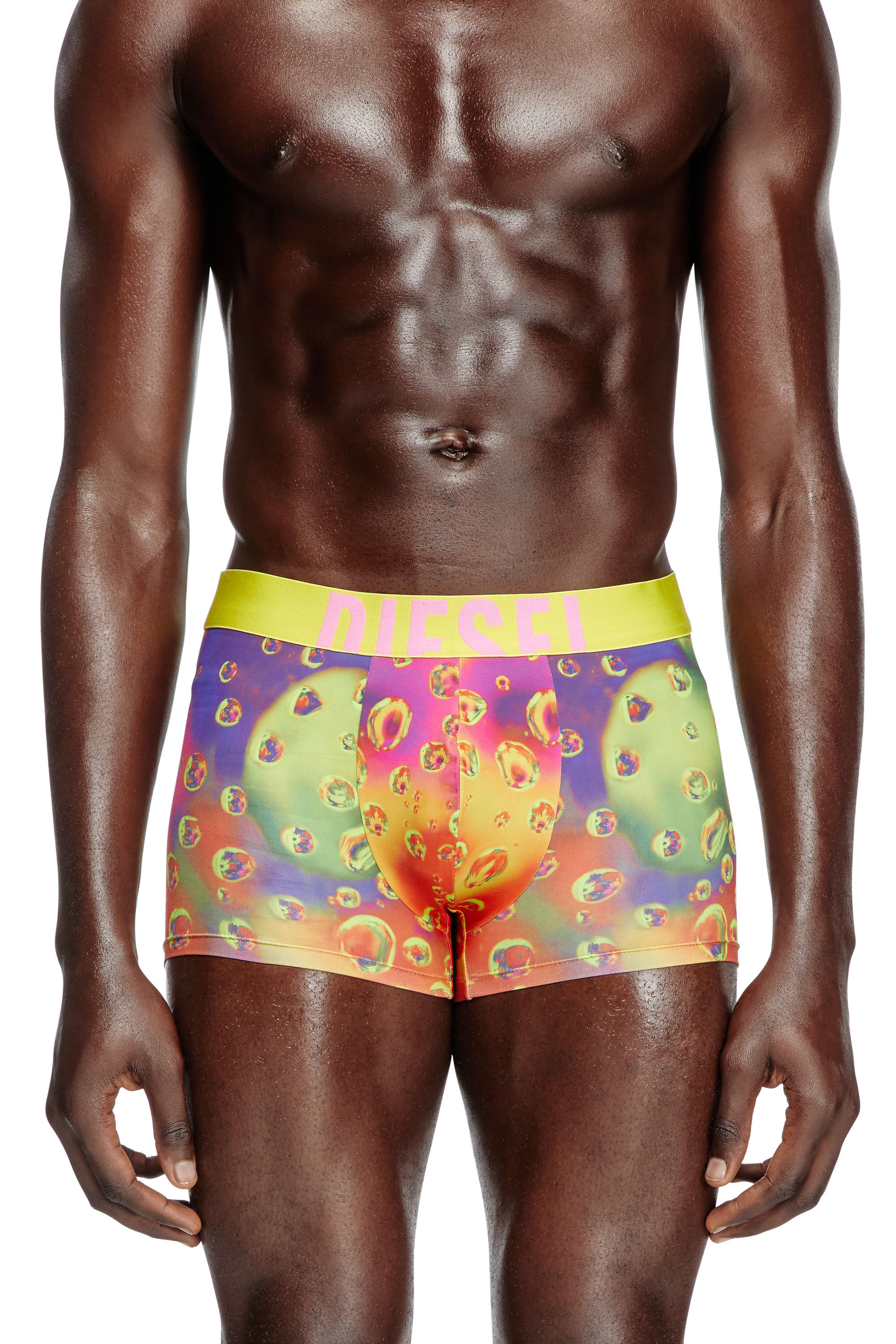 Diesel - DAMIEN-D-POP-40, Man's Boxer briefs with acid rain print in Multicolor - 3