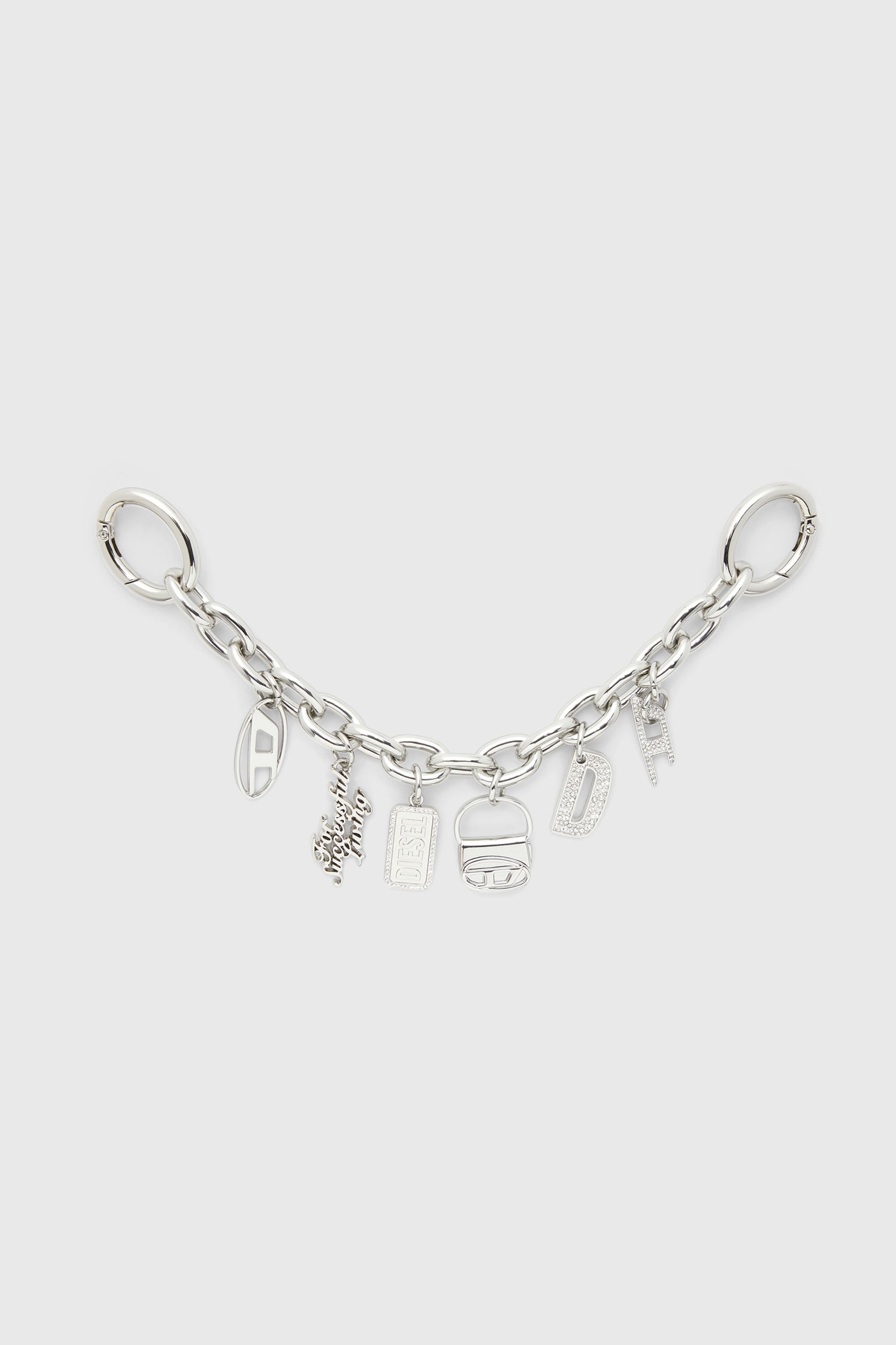 Diesel - CHAIN-D S, Woman's Charm detachable chain in Silver - 1