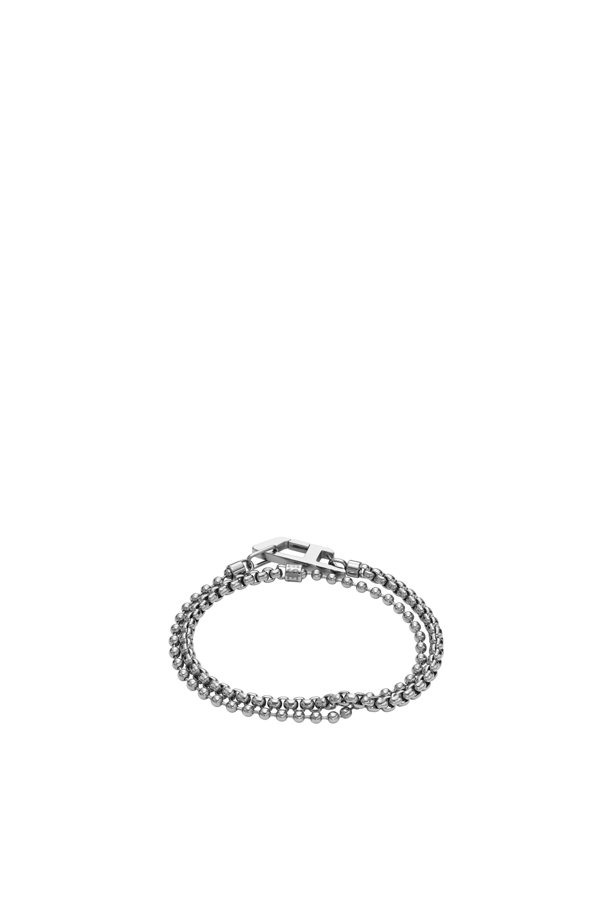 Diesel - DX1473, Unisex's Stainless steel chain bracelet in Silver - 2