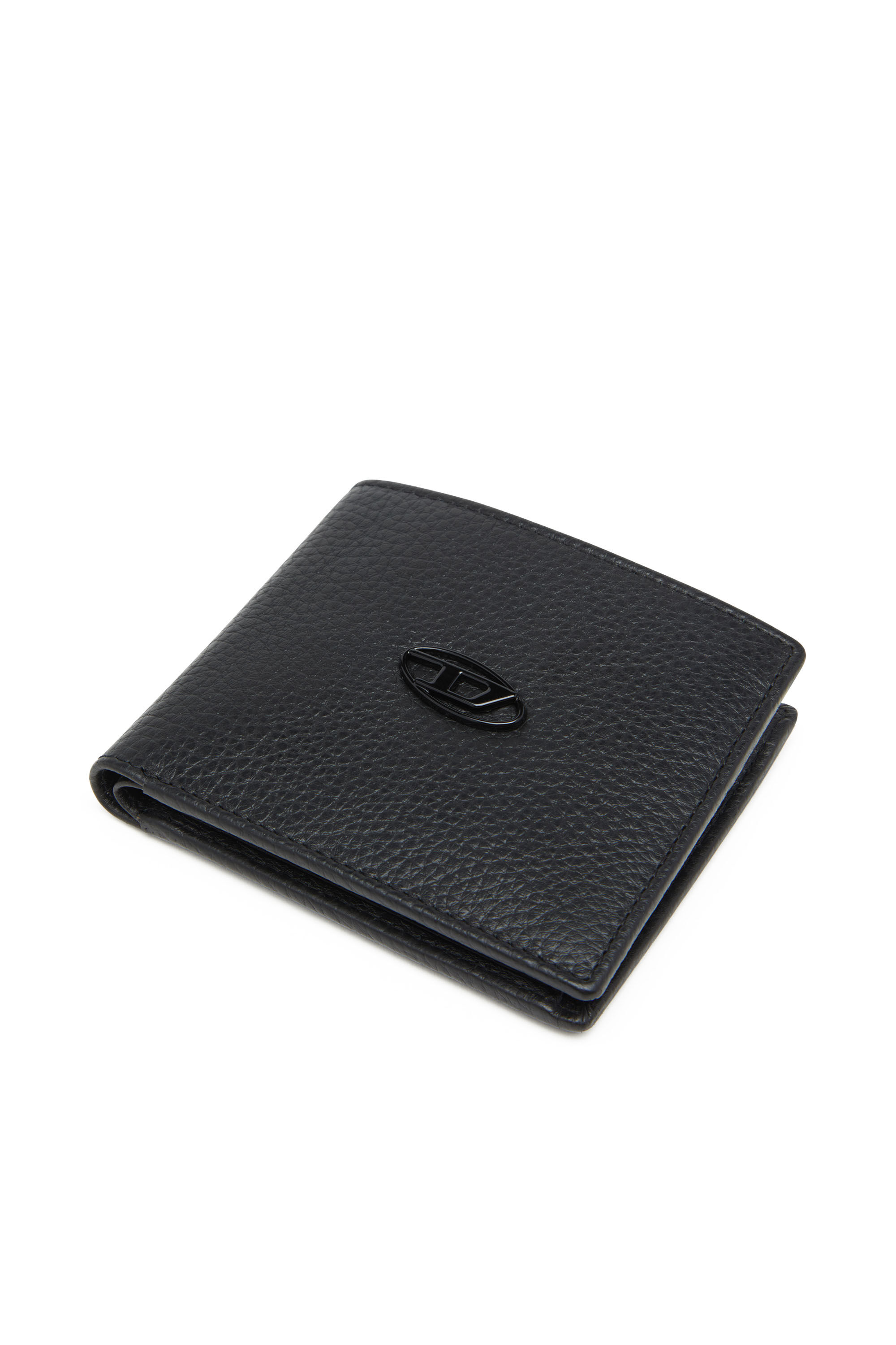 HIRESH S.II Man: Bi-fold wallet in grainy leather | Diesel
