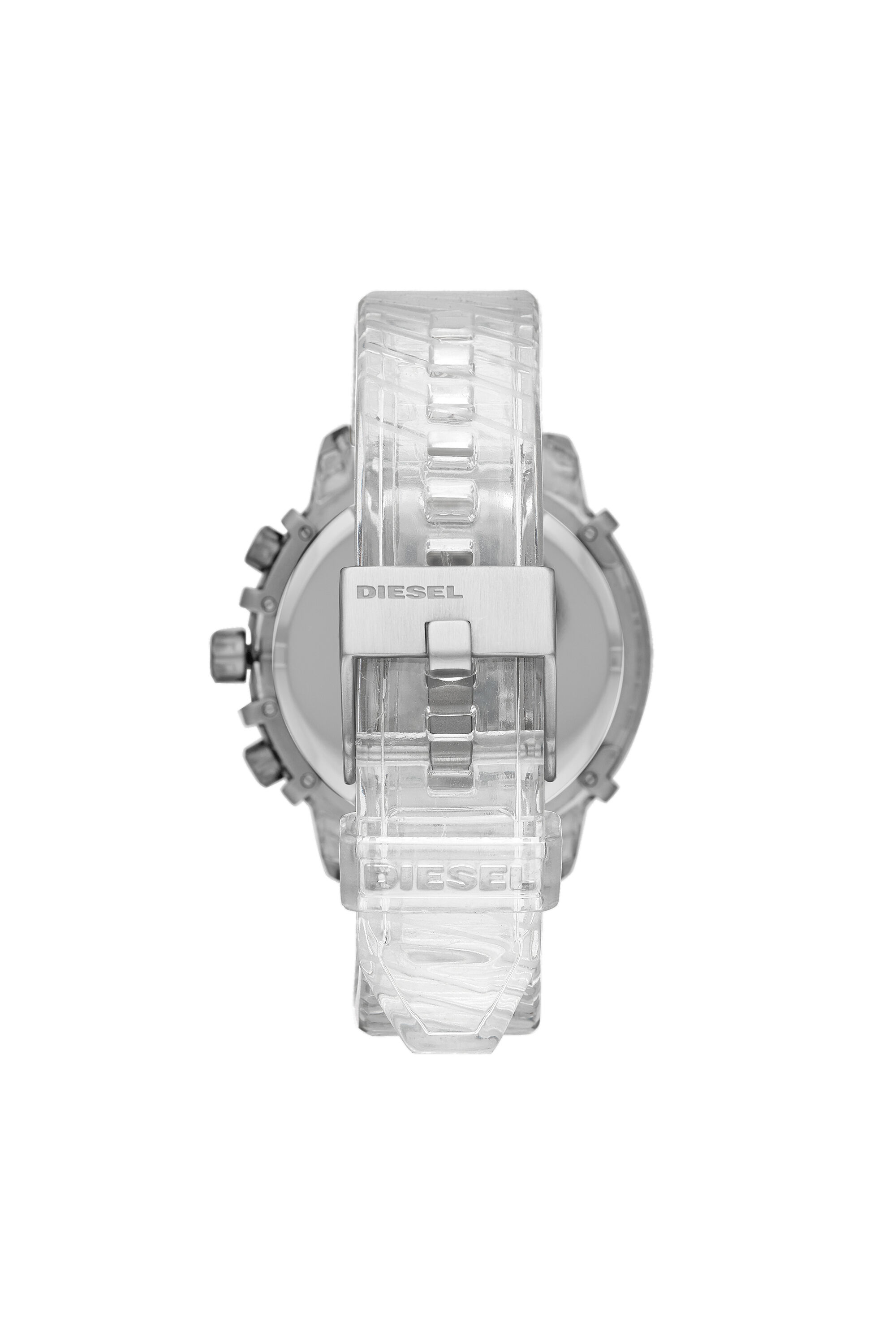 DZ4521 Man Griffed chronograph white watch Diesel