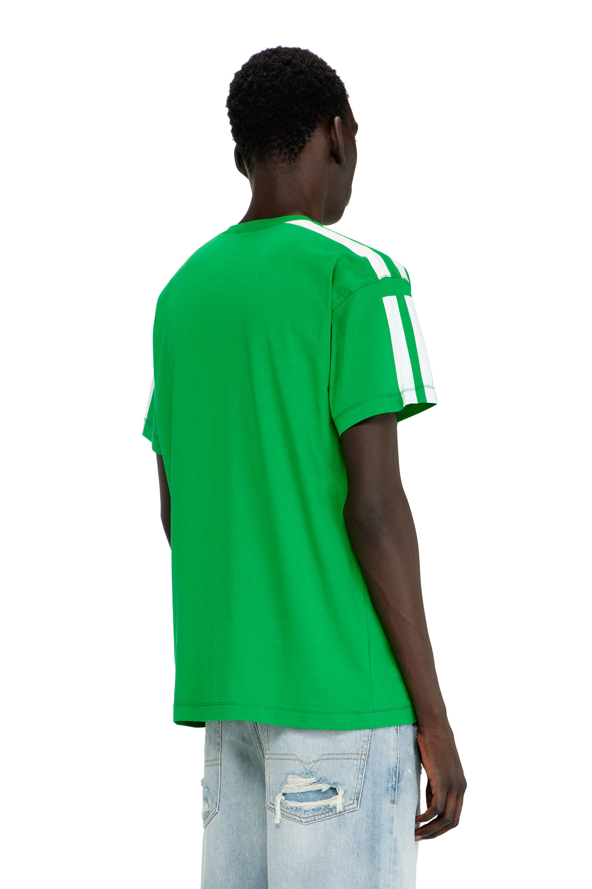 Diesel - T-NORM-V12, Man's Cotton T-shirt with contrast graphic prints in null - 3