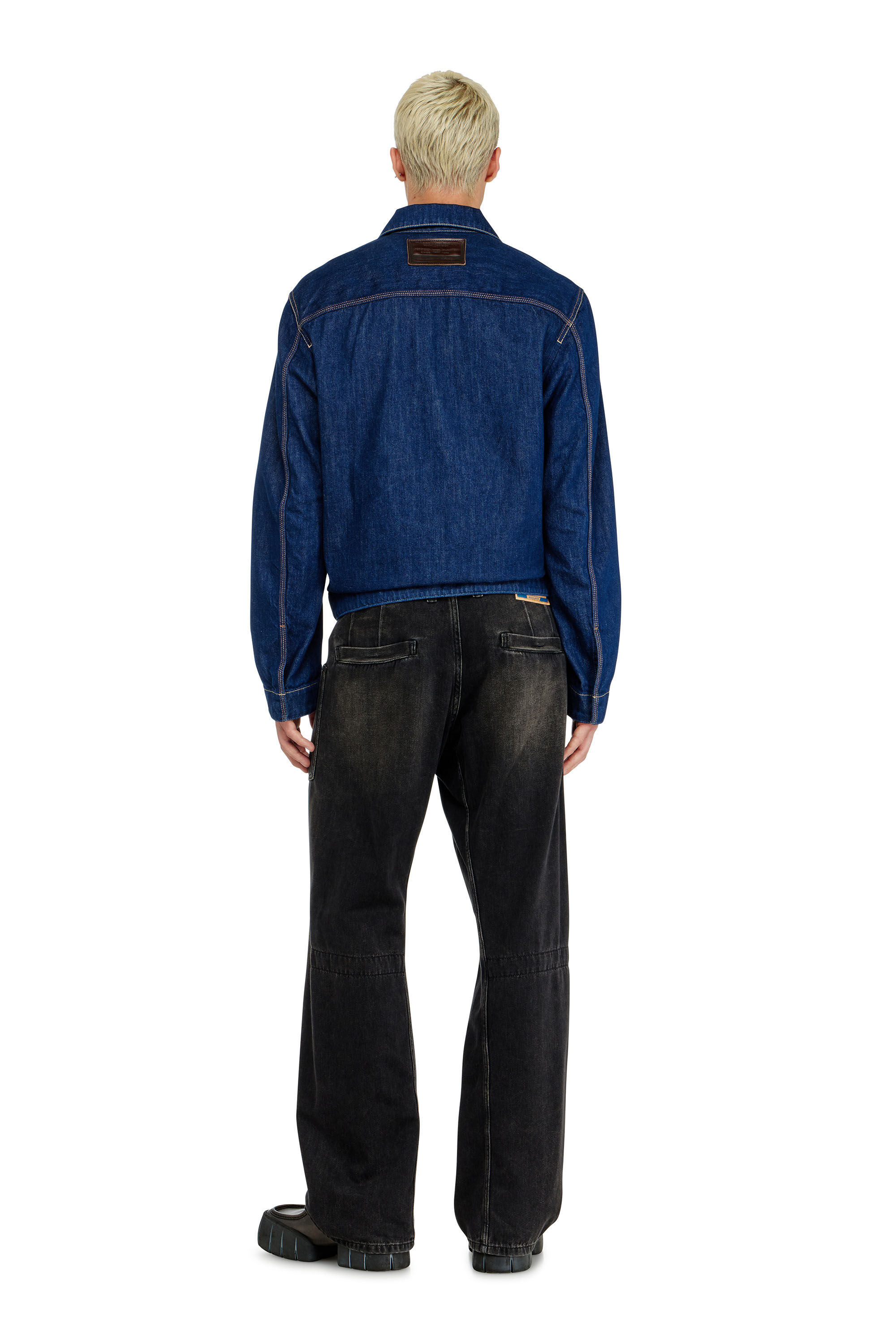 Men's Relaxed Jeans | Regular Waist D-ZetaBlack/Dark grey | Diesel AU