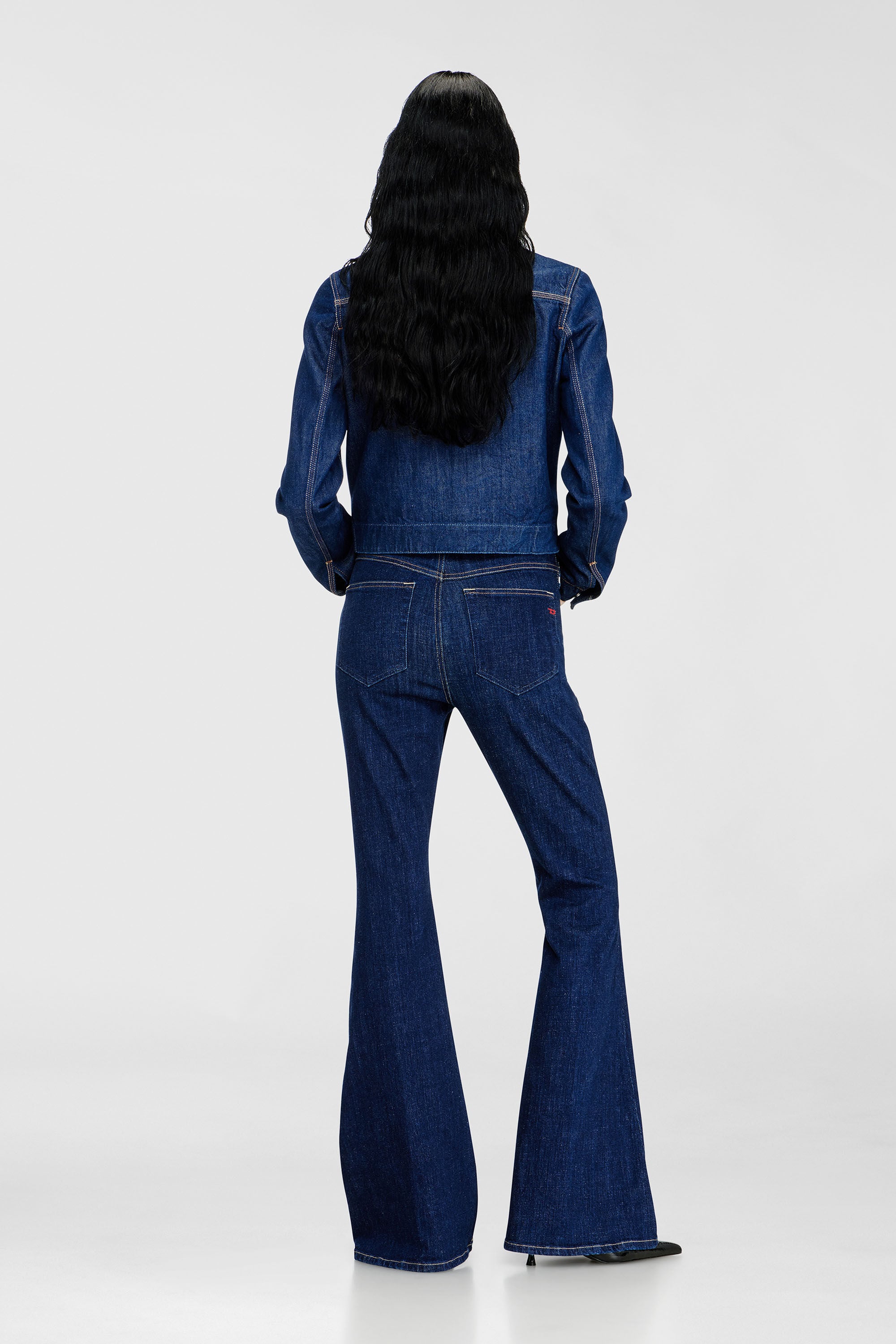 Diesel - Woman's Bootcut Jeans 1973 D-Partt 09Q03, Dark Blue - 3