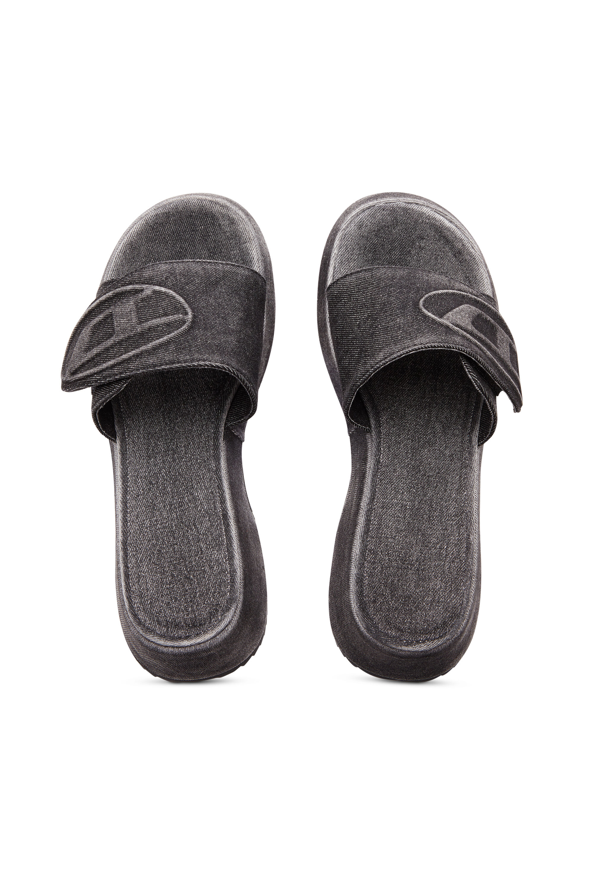 Diesel Sa-Oval D Pf W ヒールサンダル Black Sa-Oval D Pf W Heeled Sandals by Diesel on Sale