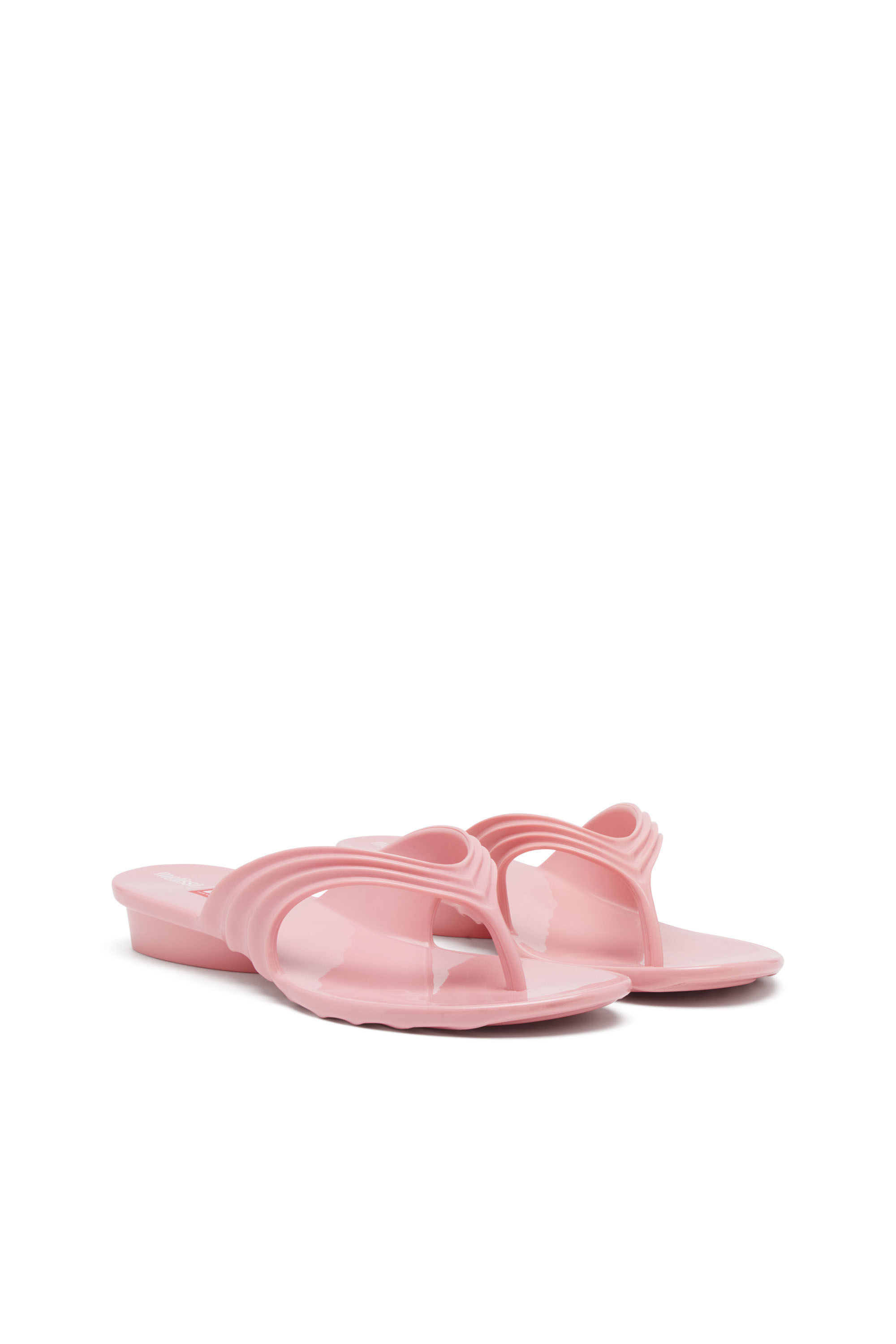 Women's Sculptural flip-flops in Melflex® | Pink | Diesel