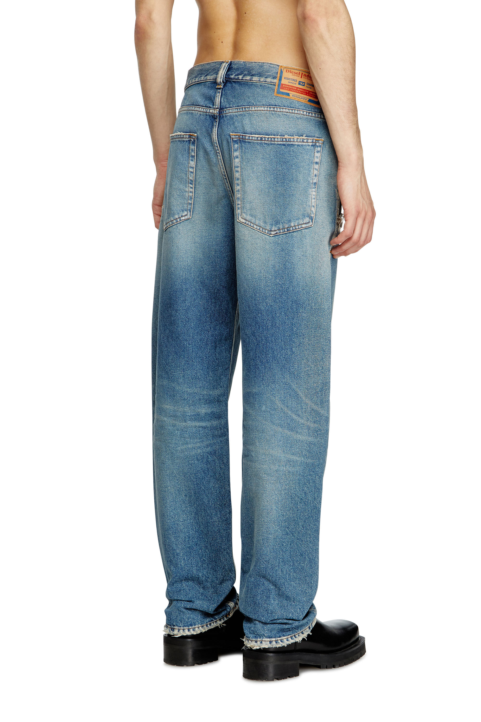 Diesel - Man's Regular Jeans 2024 D-Macs 09L43, Medium blue - 4