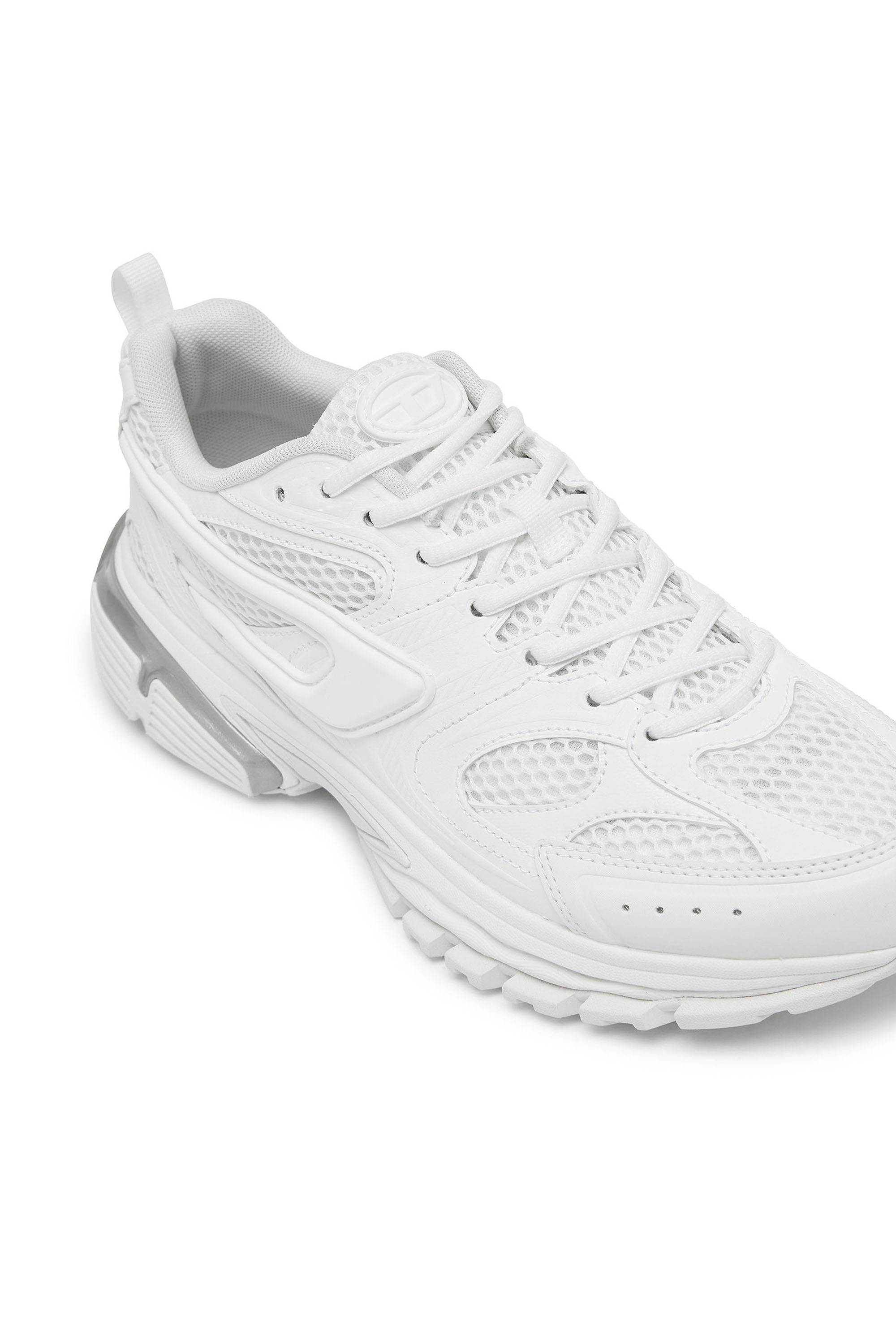 Men s S Serendipity Monochrome sneakers in mesh and PU White Diesel