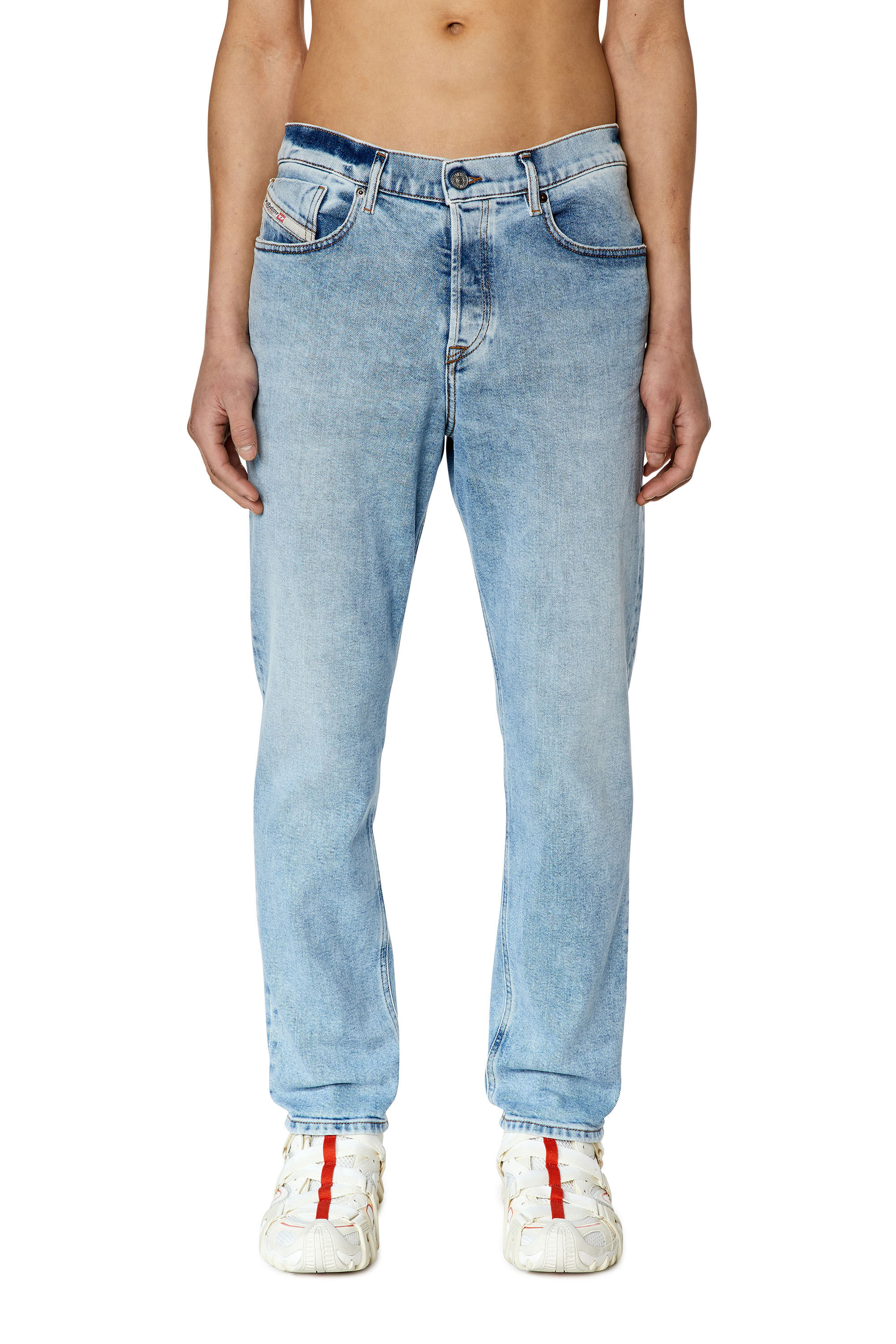 Diesel - Man's Tapered Jeans 2005 D-Fining 09E81, Light Blue - 3