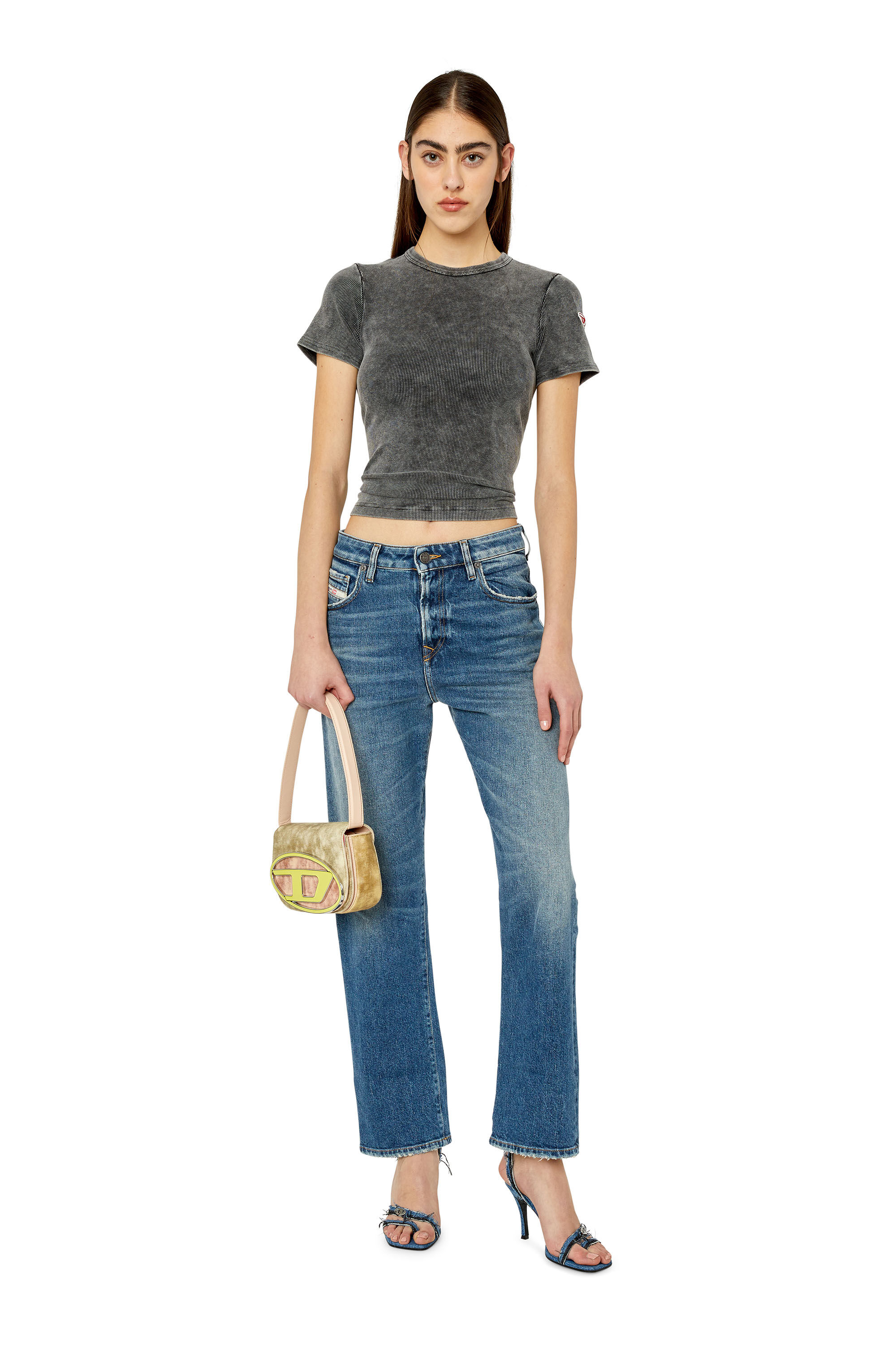 Diesel - Woman's Straight Jeans 1999 D-Reggy 007L1, Medium blue - 1