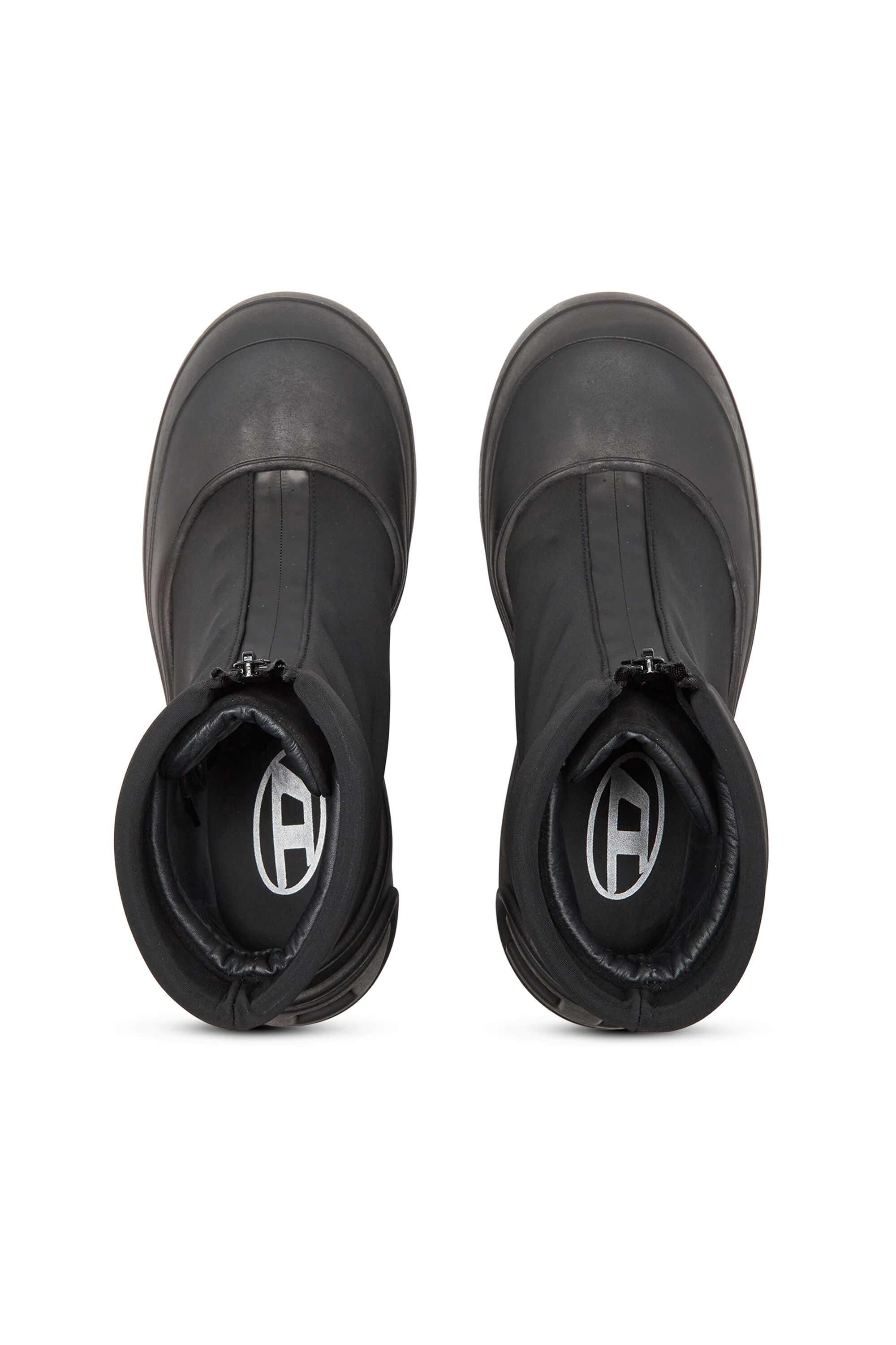 Diesel - D-DONALD CH, Man's D-Donald-Rubber-trimmed ankle boots in Black - 4