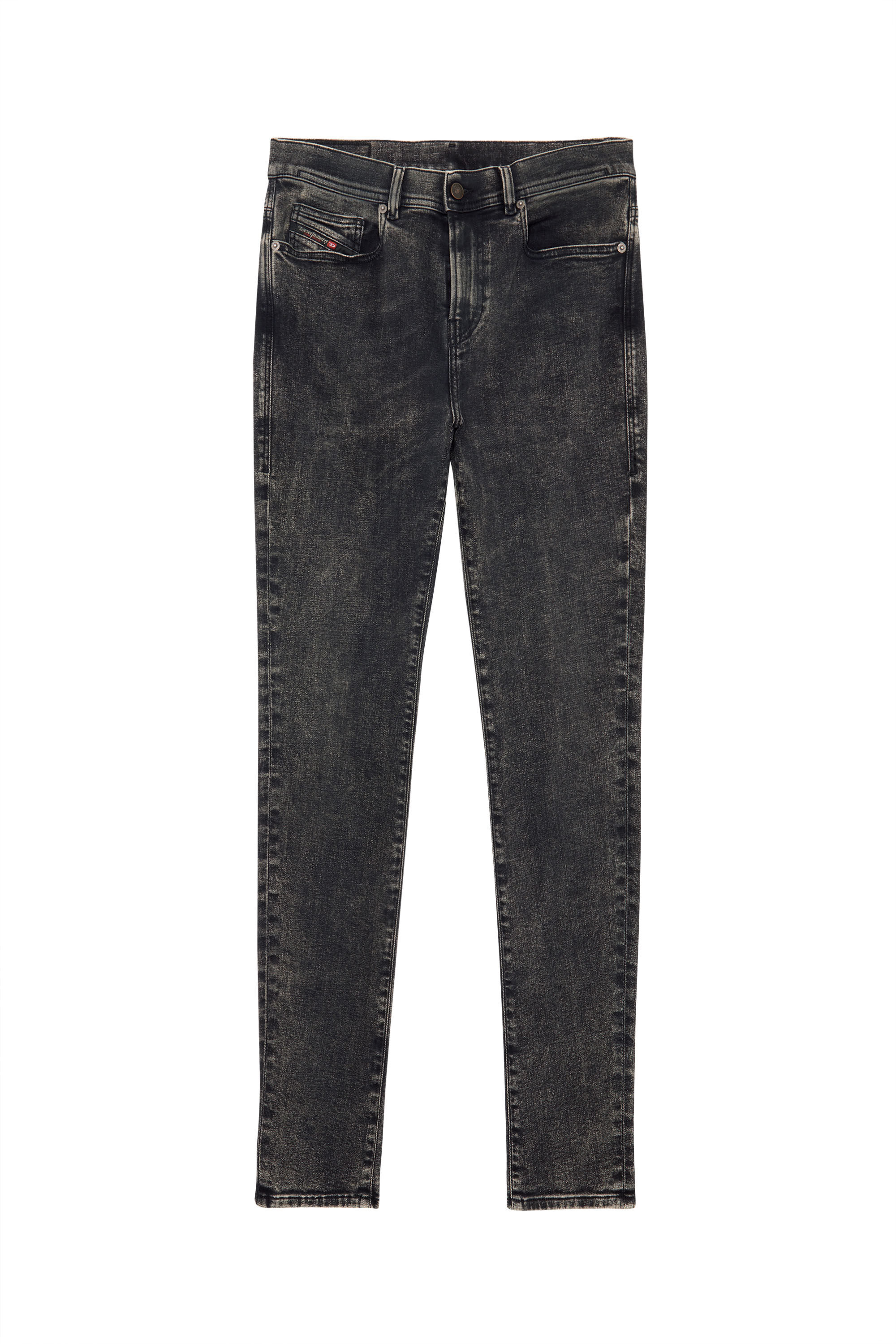 Diesel - Skinny Jeans 1983 D-Amny 09C22, Man's Skinny Jeans - 1983 D-Amny in Black/Dark grey - 2