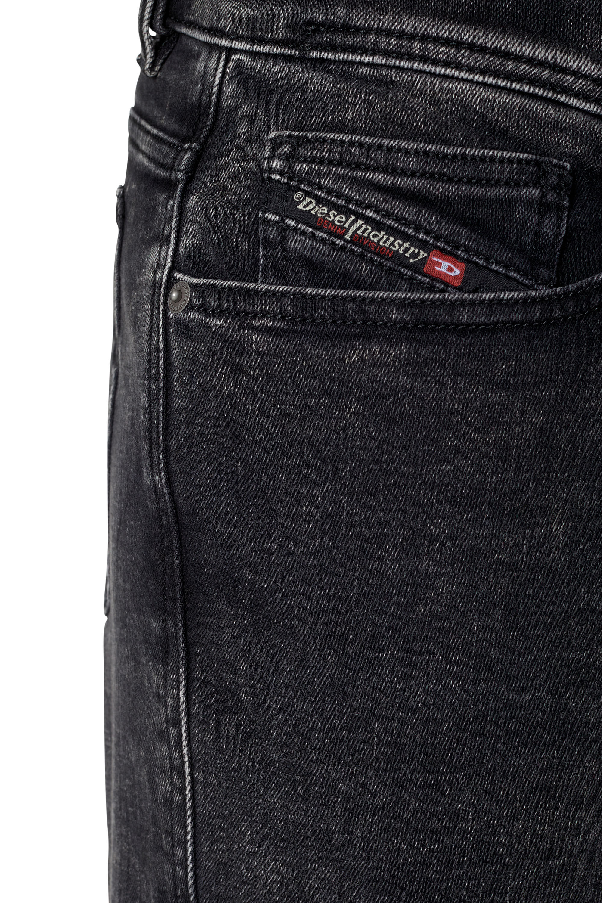 Diesel - Skinny Jeans 1983 D-Amny 09C22, Man's Skinny Jeans - 1983 D-Amny in Black/Dark grey - 6
