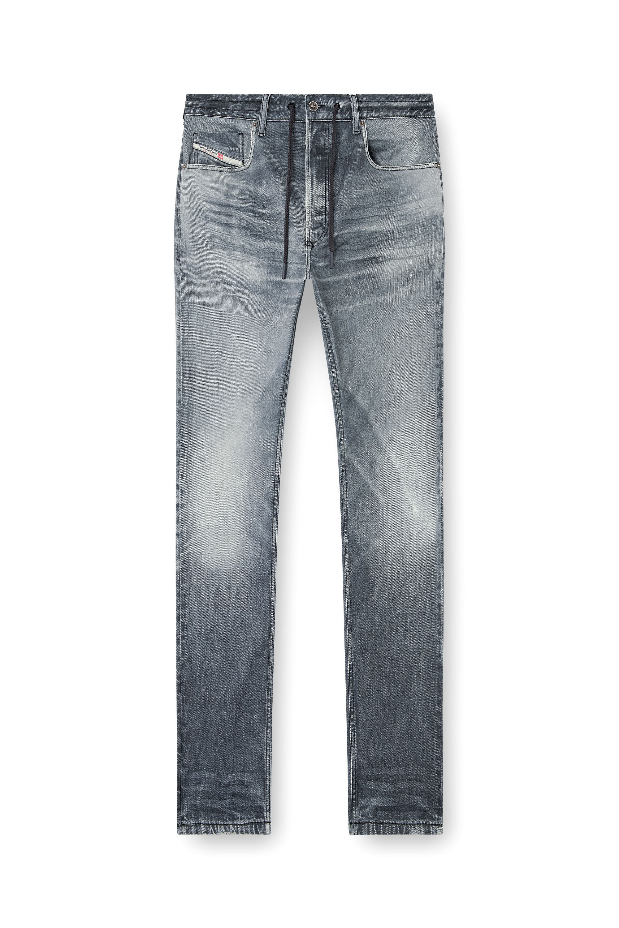 Diesel - Man's Regular 2030 D-Krooley Joggjeans® 068PC, Grey - 2