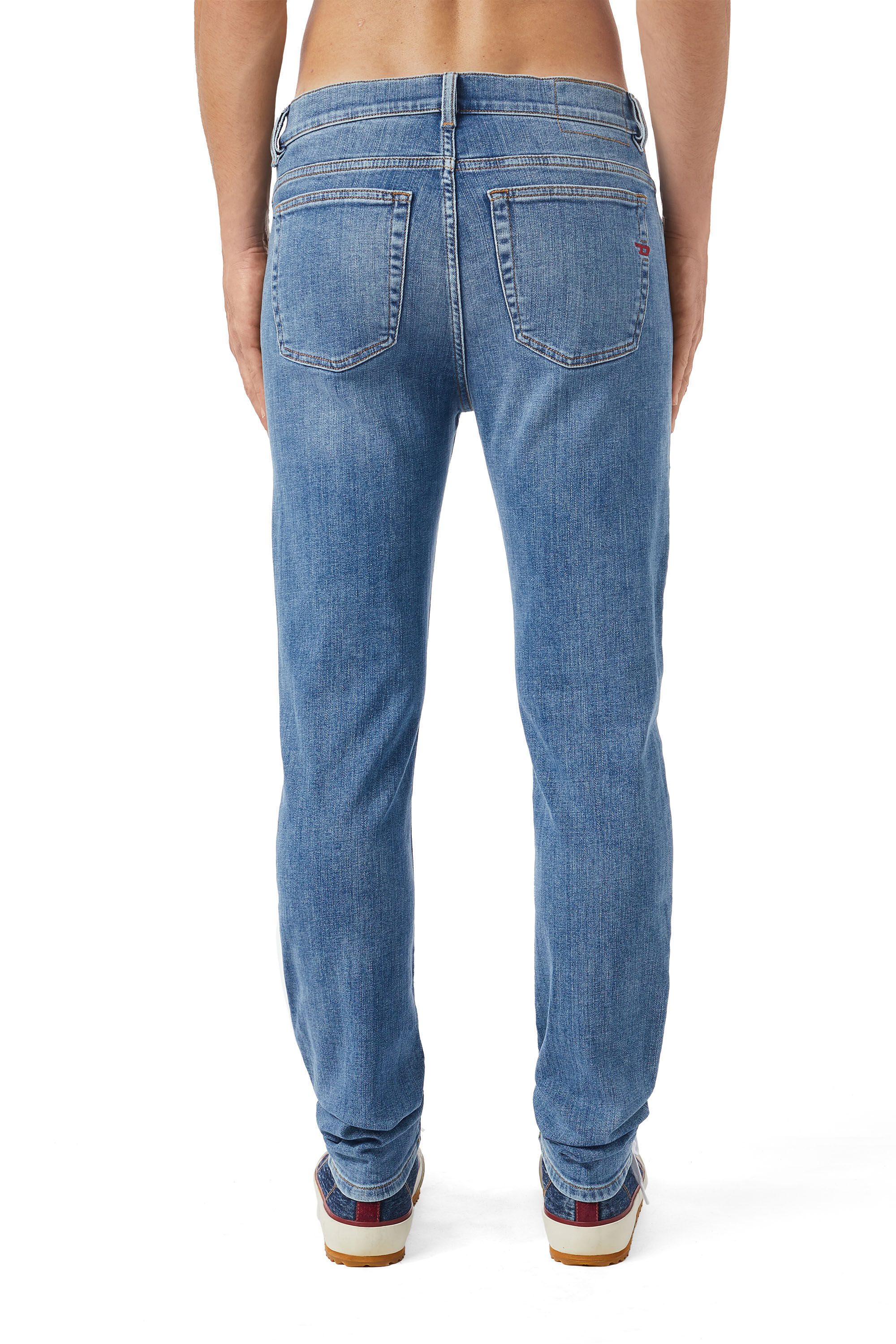 Diesel - Skinny Jeans 1983 D-Amny 09C01, Man's Skinny Jeans - 1983 D-Amny in Medium blue - 4