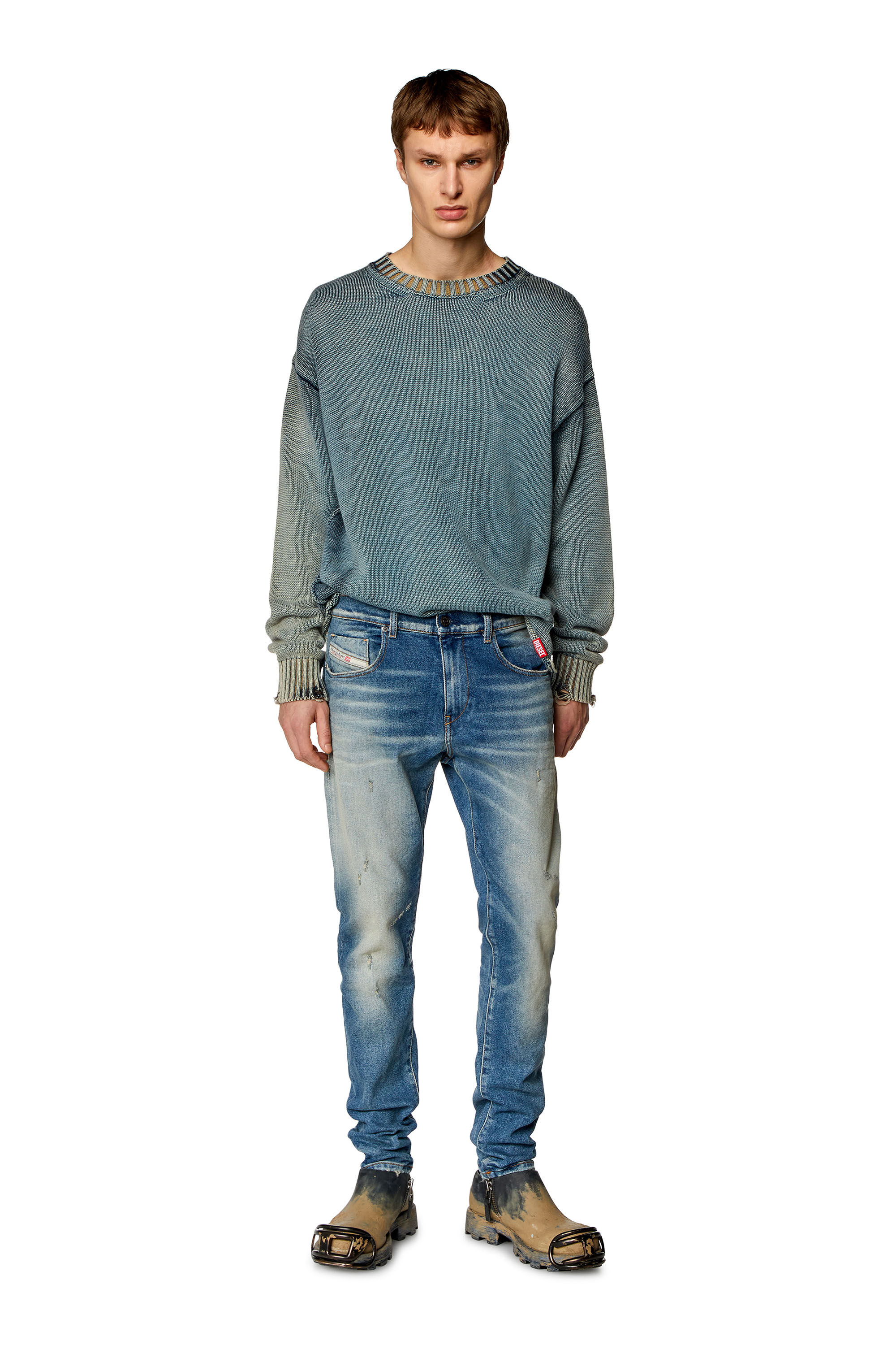 Men's Slim Jeans | Light blue | Diesel 2019 D-Strukt