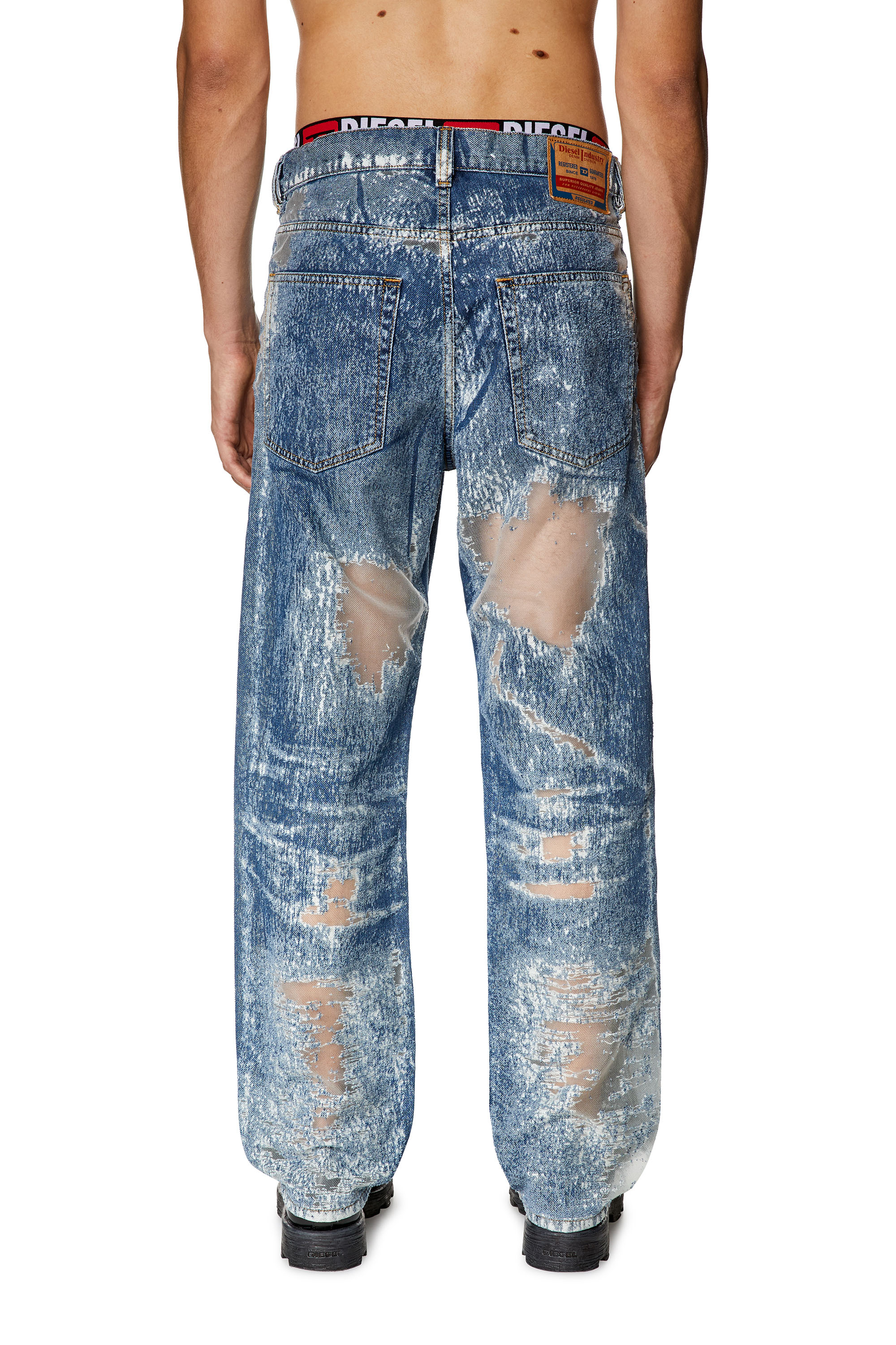 Diesel - Straight Jeans 2010 D-Macs 068JH, Medium blue - Image 3