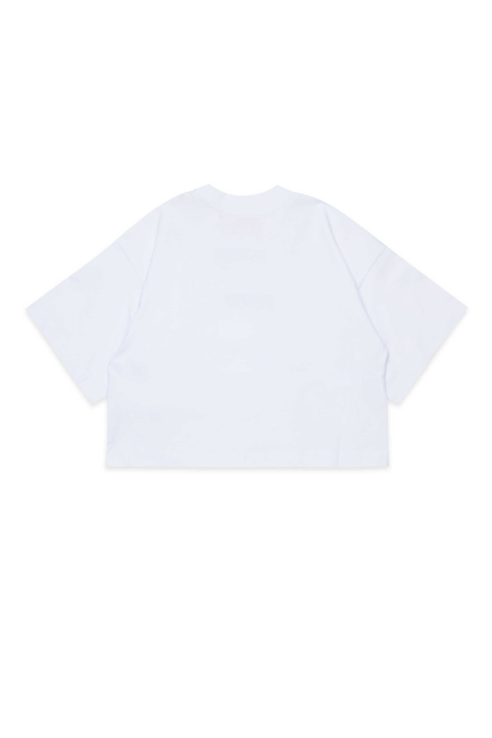 Diesel - TYLACE, Woman's Oversized T-shirt with patch in White - 2
