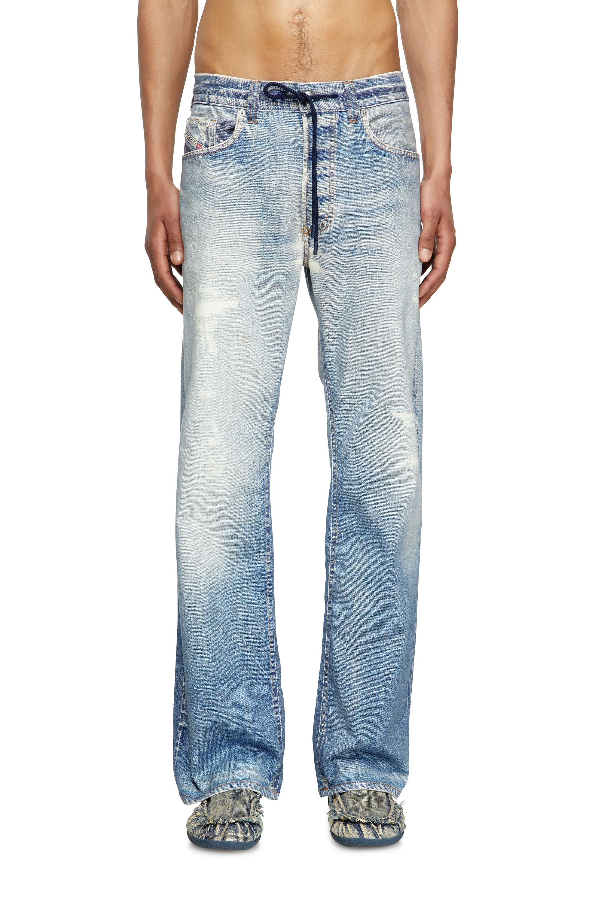 Diesel - Man's Relaxed 2080 D-Reel Joggjeans® 068RX, Light Blue - 3