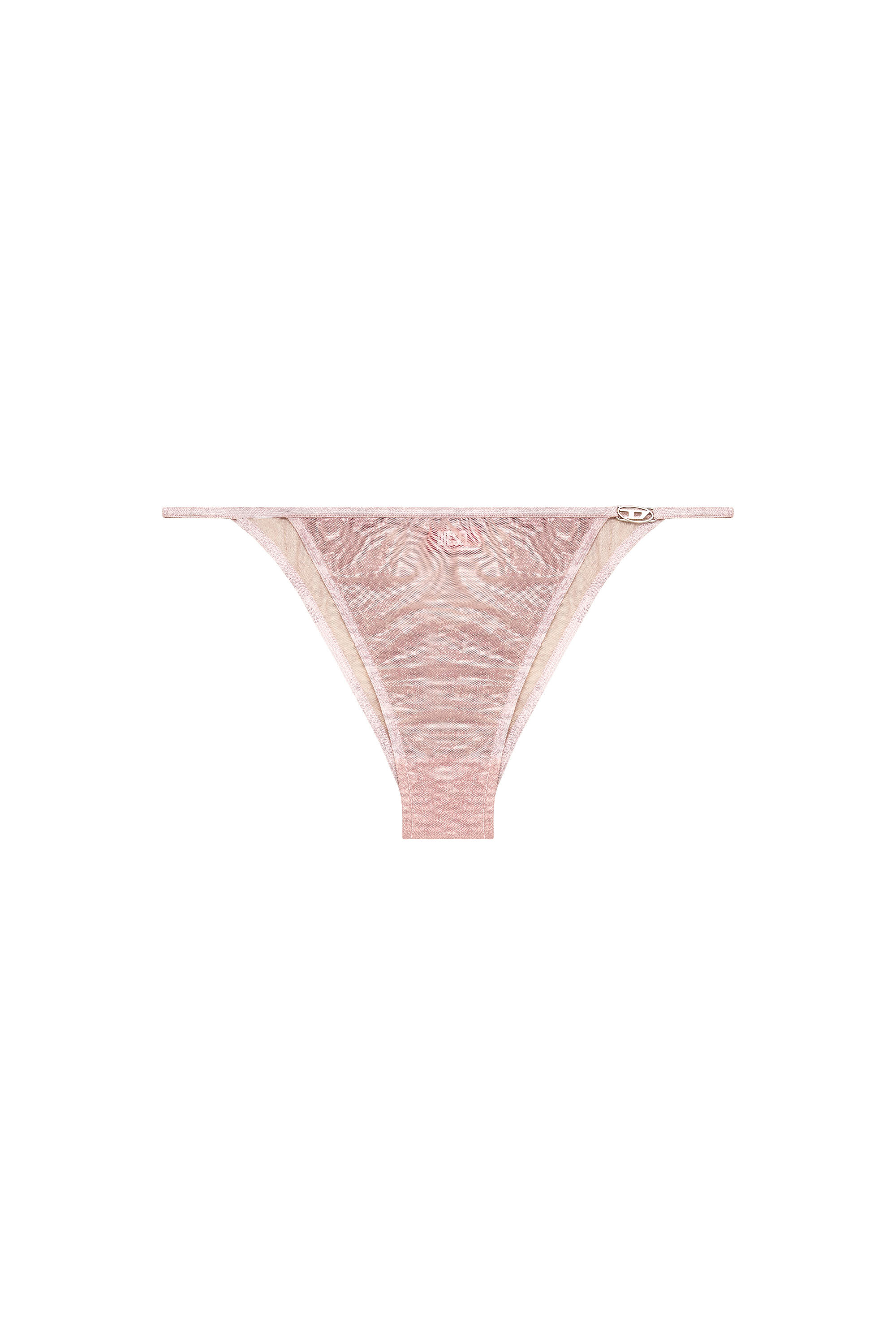 Diesel - PUNCHY-GFT, Woman's Nylon briefs with logo in Pink - 2