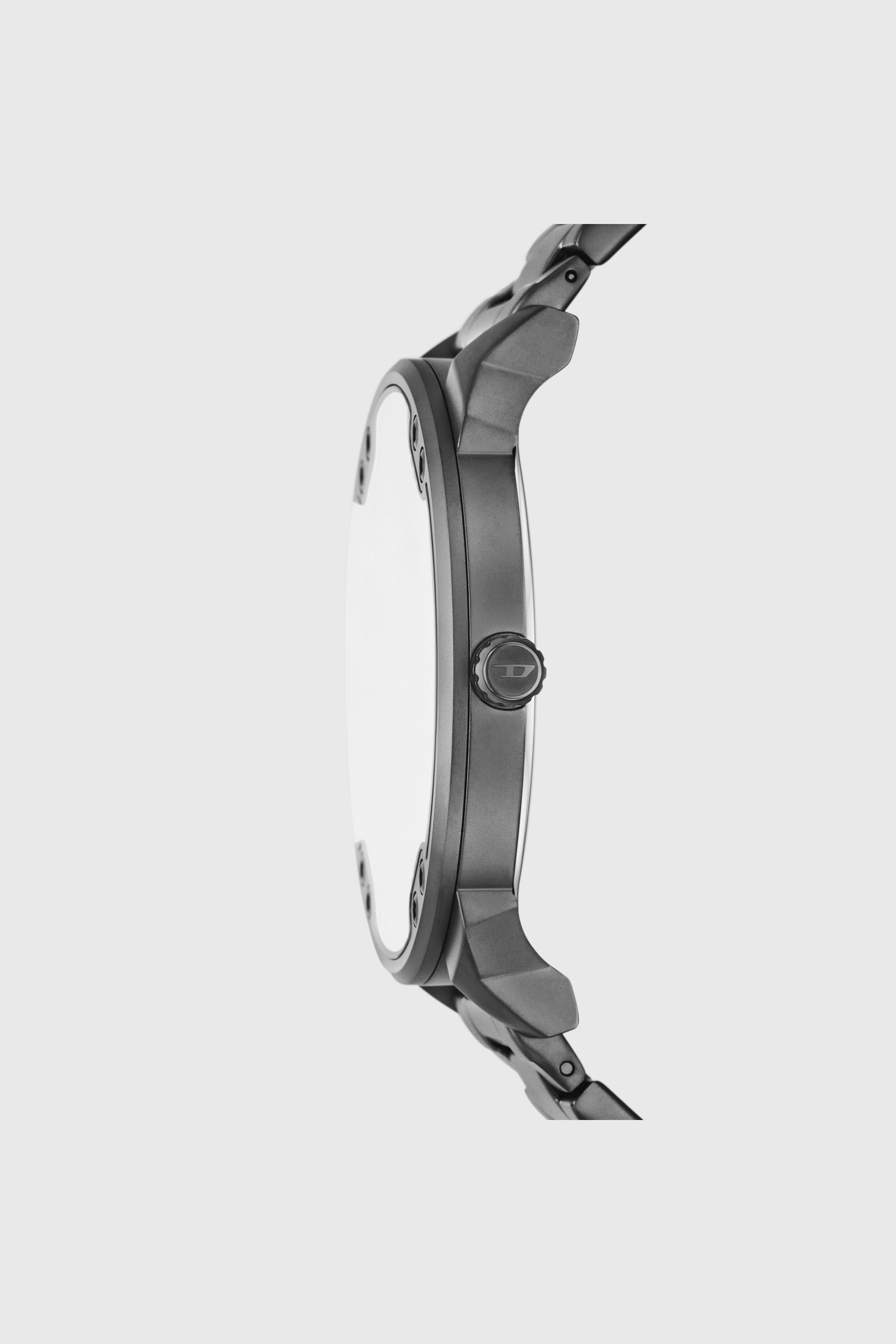 Diesel - DZ7487, Man's Diesel Mr. Daddy Slim Multi Movement Gray Stainless Steel Watch in Dark grey - 3