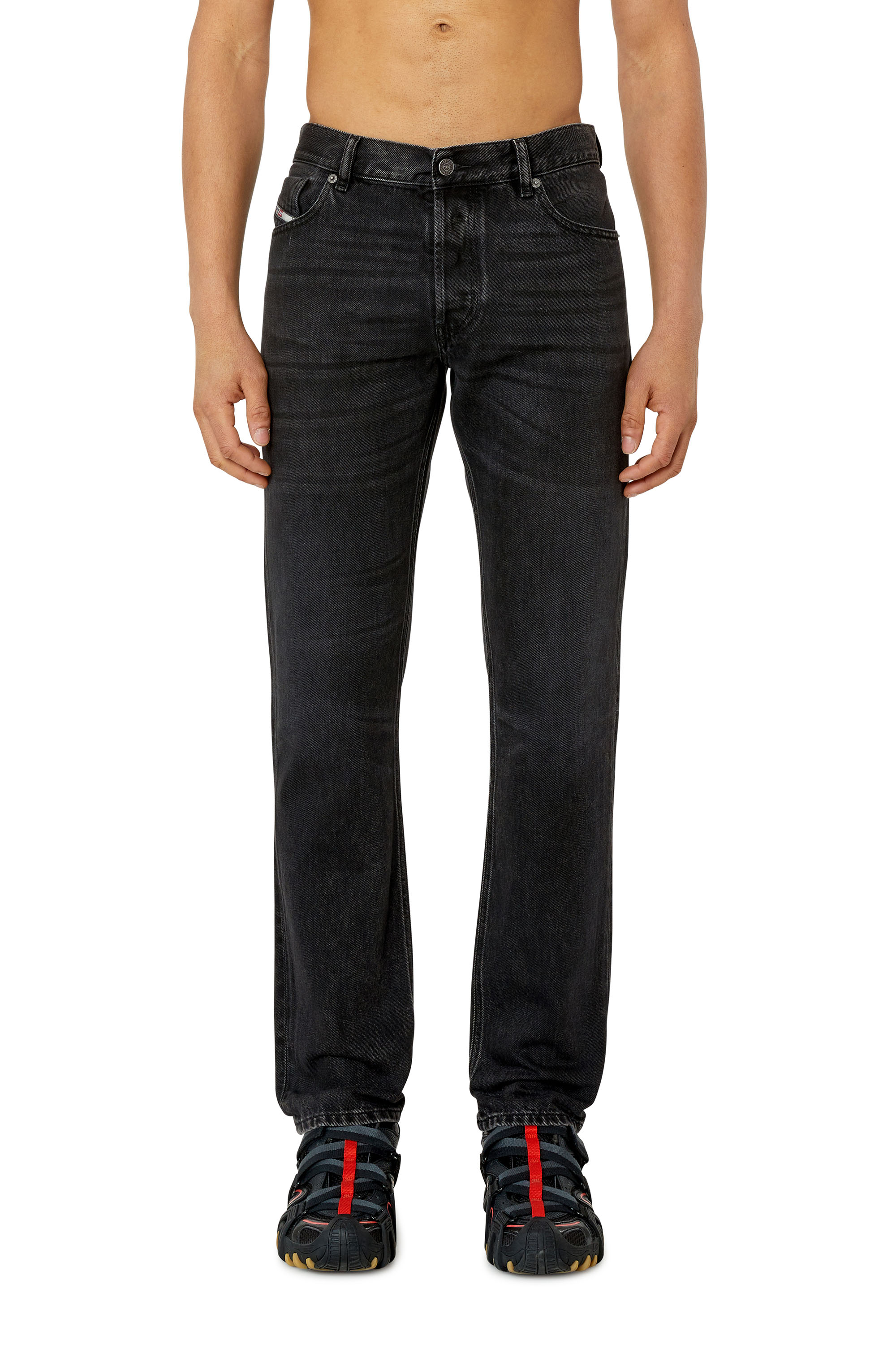 Diesel - Straight Jeans 1995 D-Sark 09B88, Black/Dark grey - Image 1