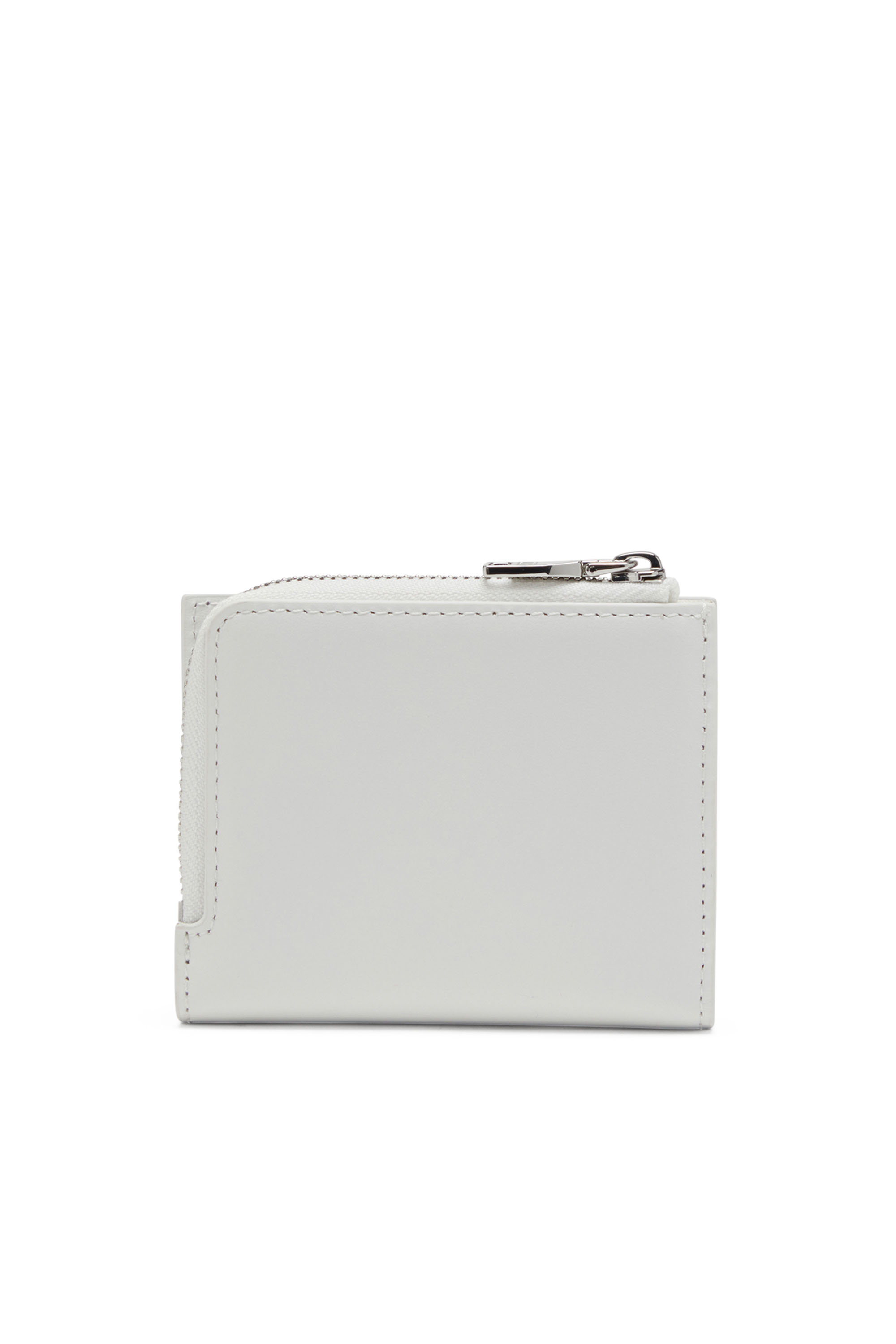 Diesel - 1DR CARD HOLDER ZIP L, White - Image 2