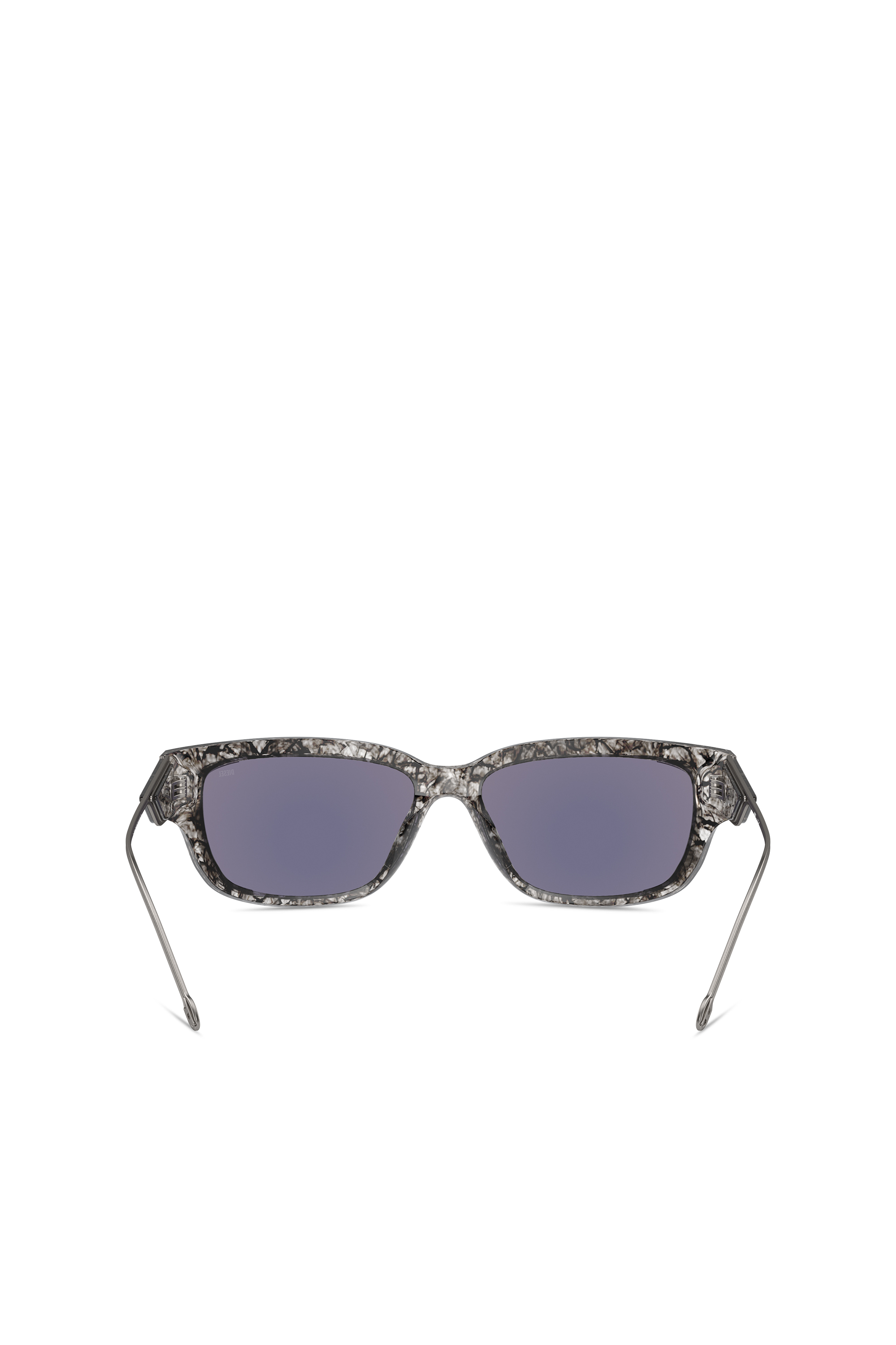 Diesel - 0DL2002 SIZE 56, Unisex's Rectangle sunglasses in Smoke Havana/Peacock - 3