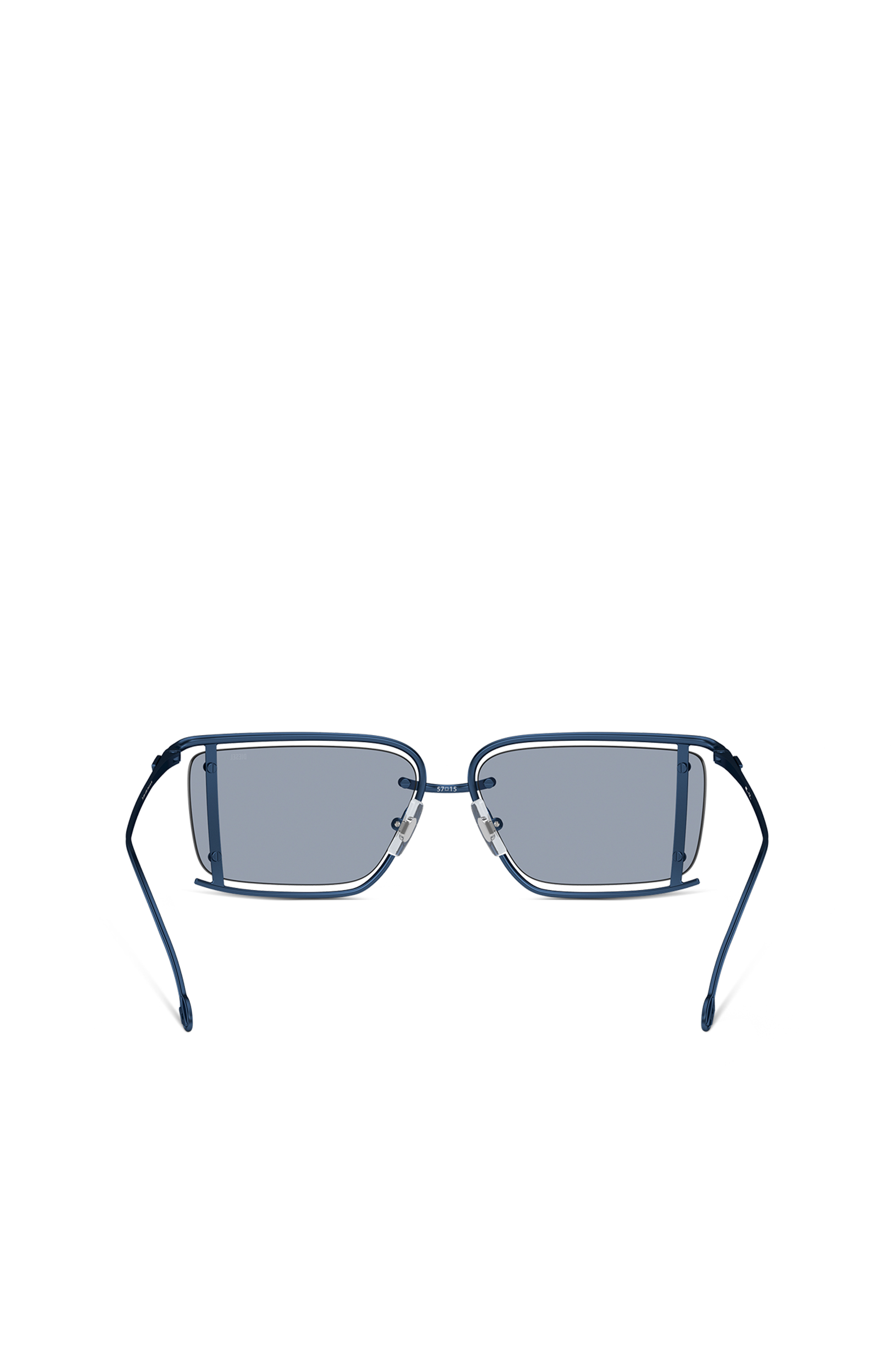 Diesel - 0DL1002, Unisex Rectangle sunglasses in Blue - Image 3