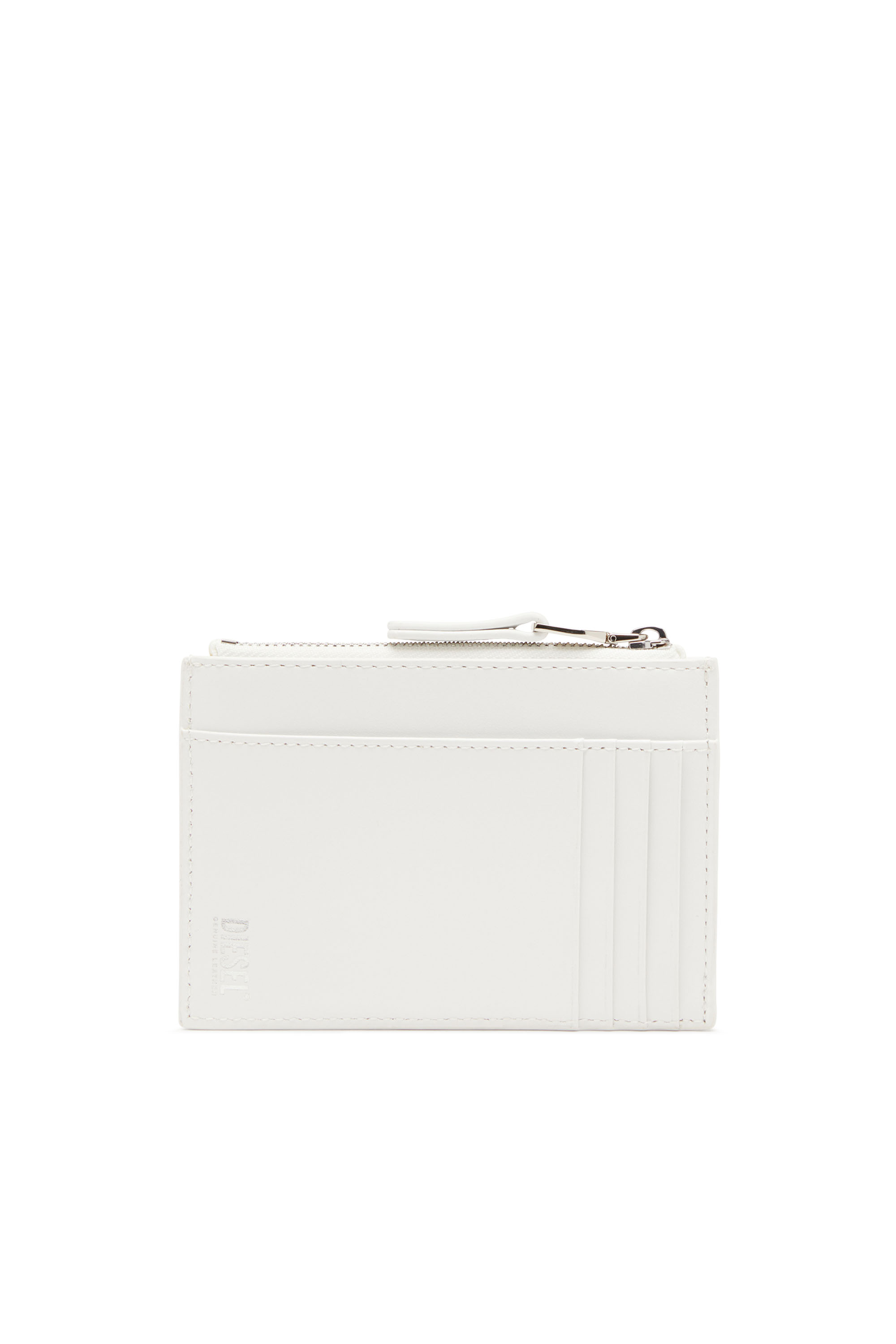 Diesel - 1DR CARD HOLDER I, Woman's Card holder in leather in White - 2