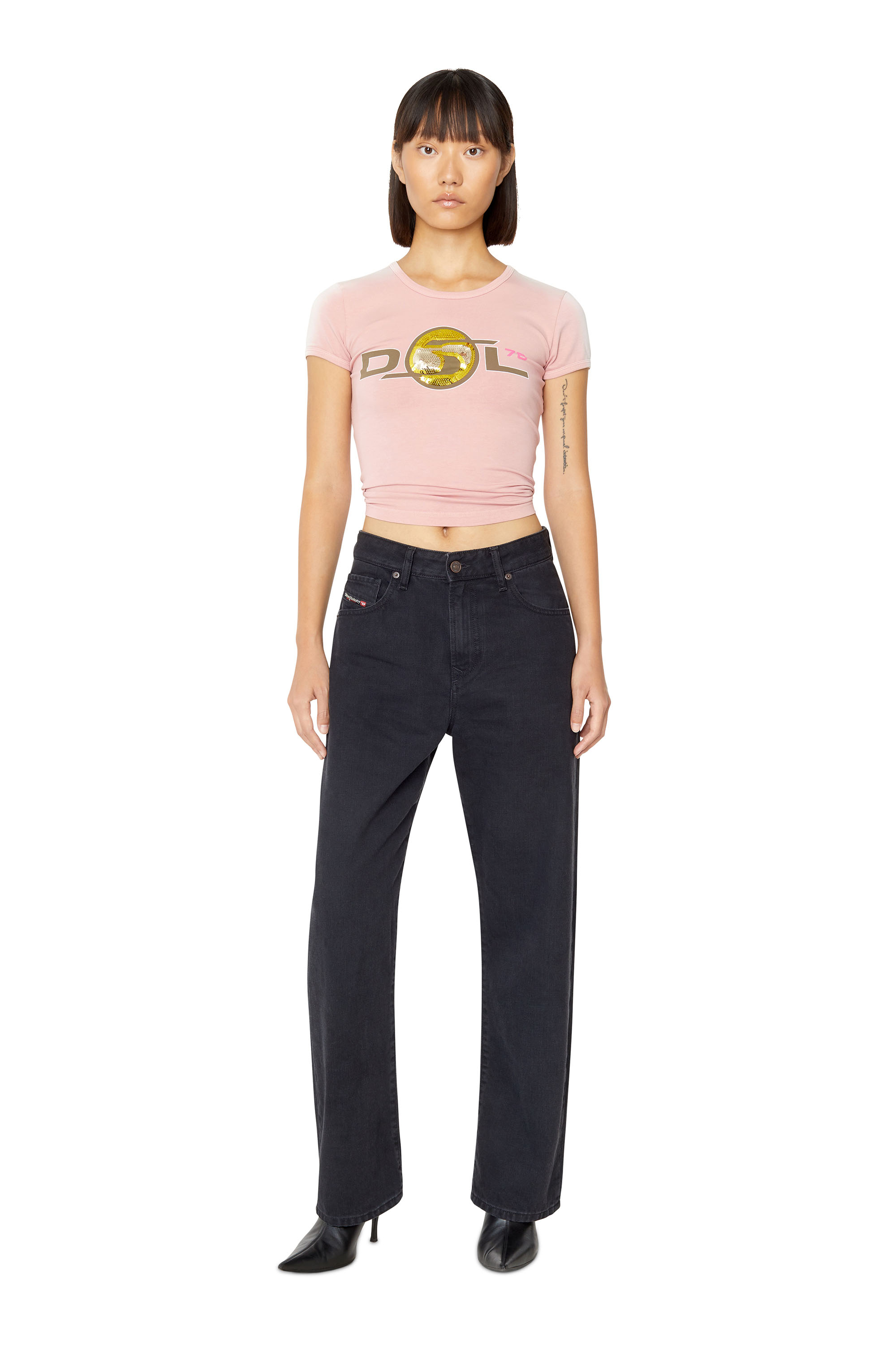 Diesel - Straight Jeans 1999 D-Reggy Z09RL, Black/Dark grey - Image 5
