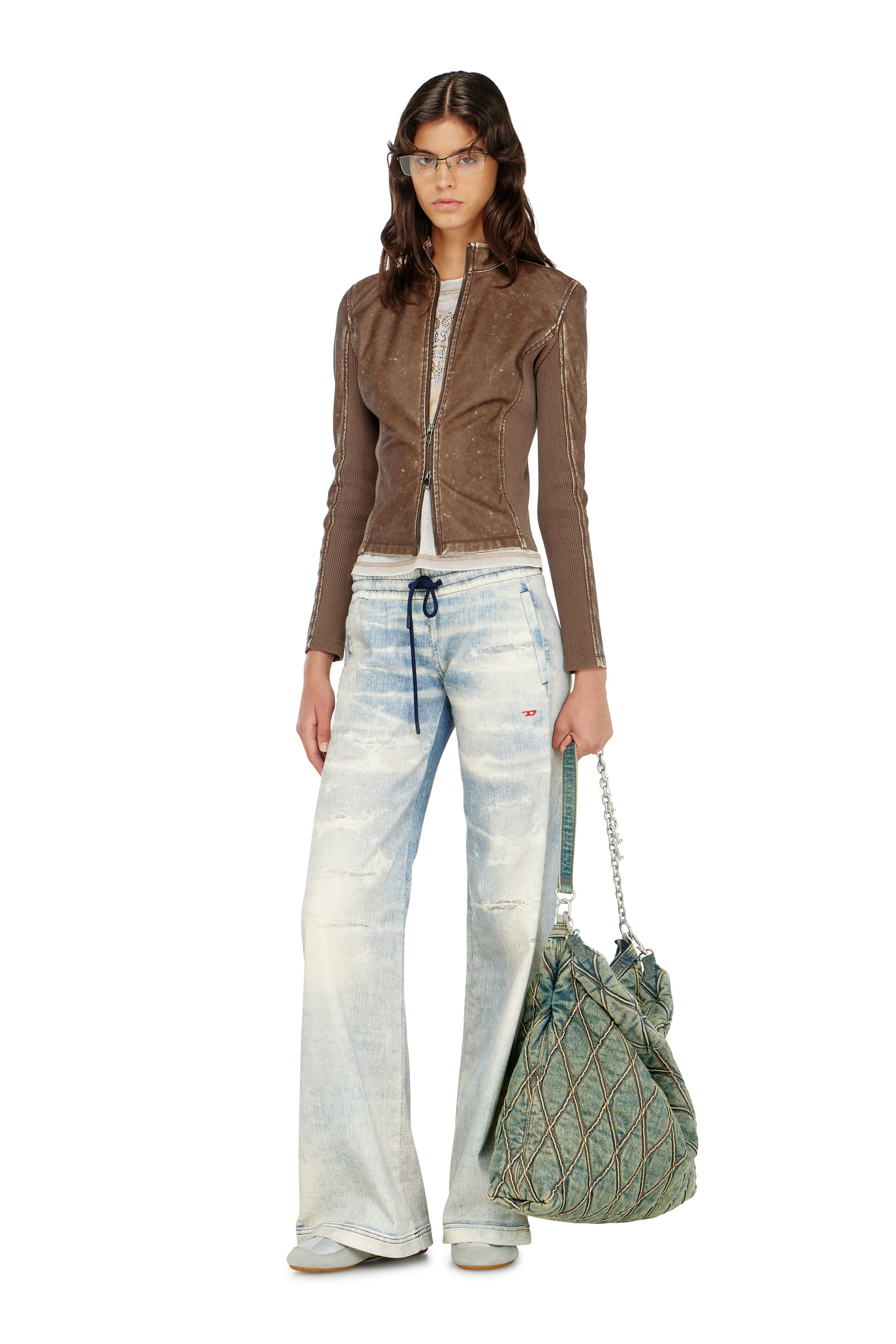 Diesel - Woman's Relaxed 2078 D-Ainty Joggjeans&reg; 068XM, Light Blue - 1