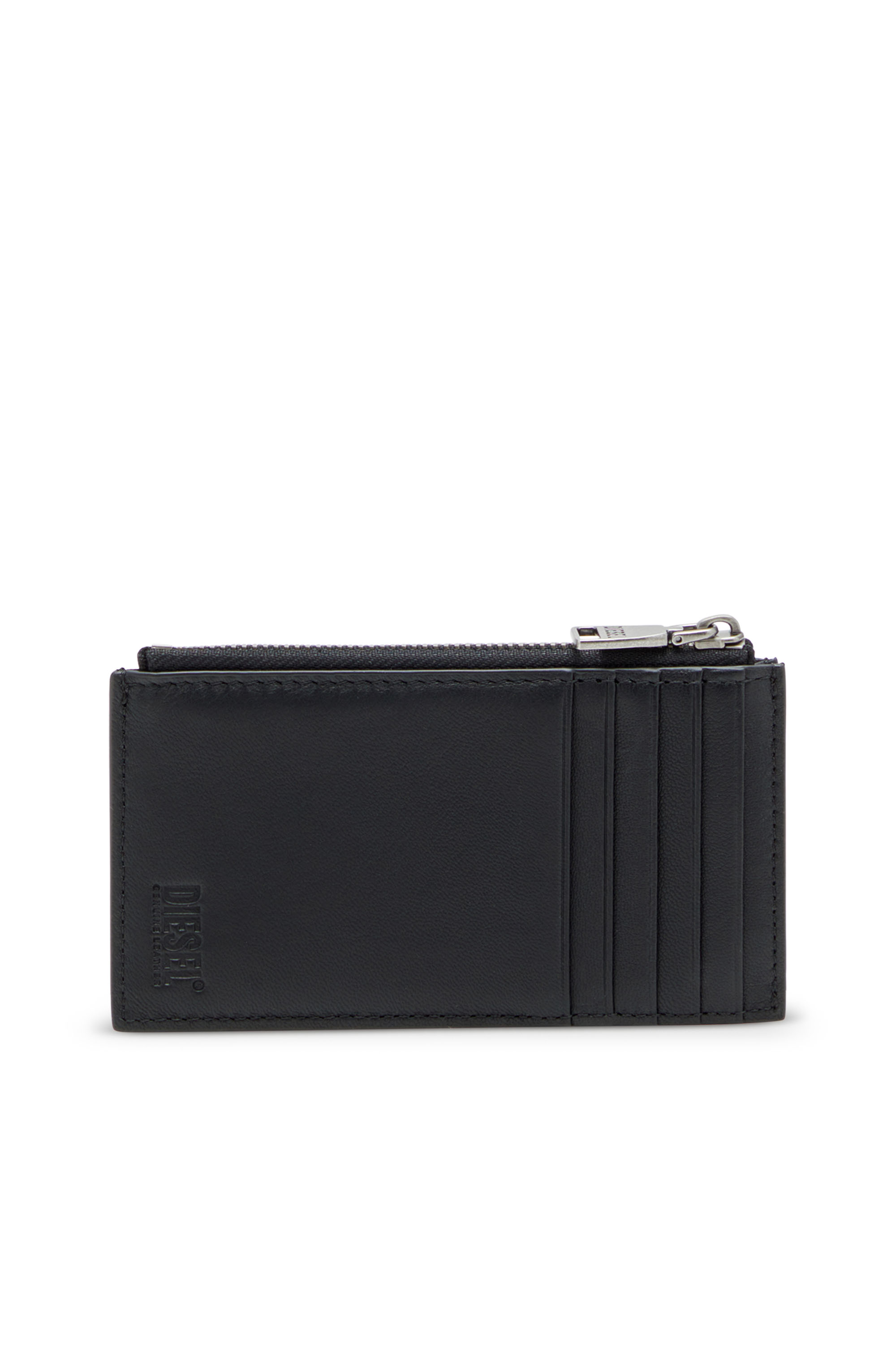 Diesel - BISCOTTO CARD HOLDER III, Man's Flat card holder in semi gloss leather in null - 2