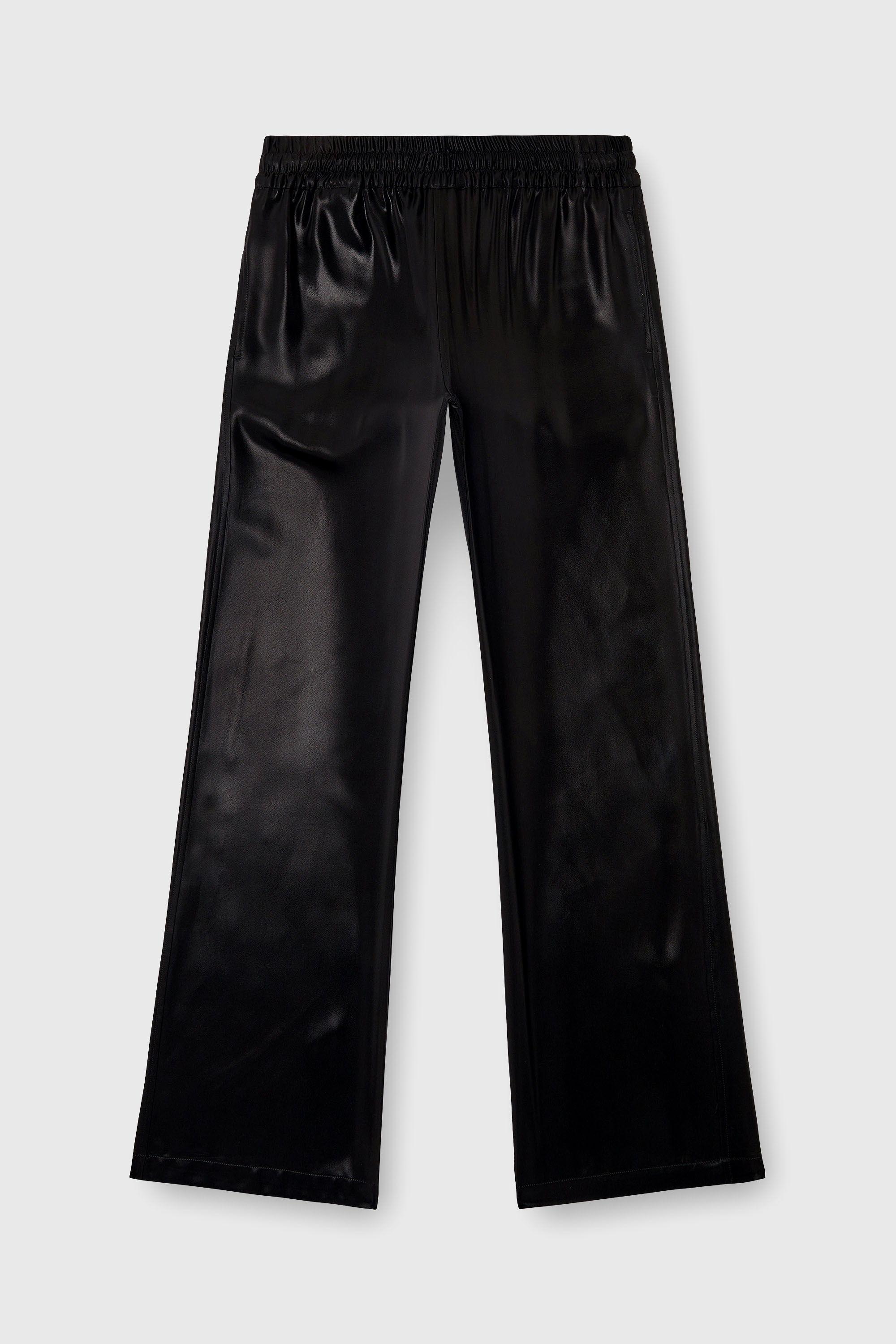 Diesel - P-DREYER-C-WN-Q1, Woman's Satin track pants in Black - 2